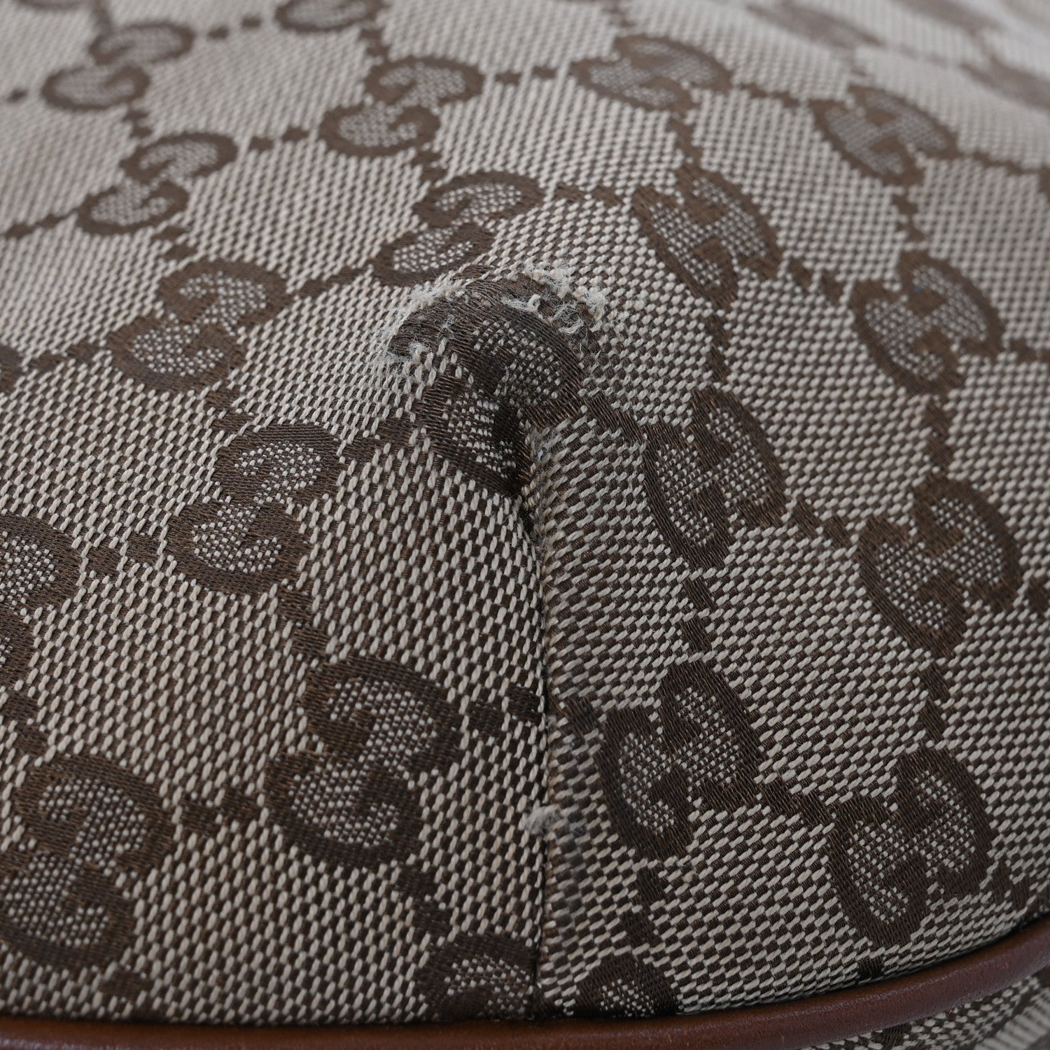 Monogram Medium Half Moon Hobo Brown