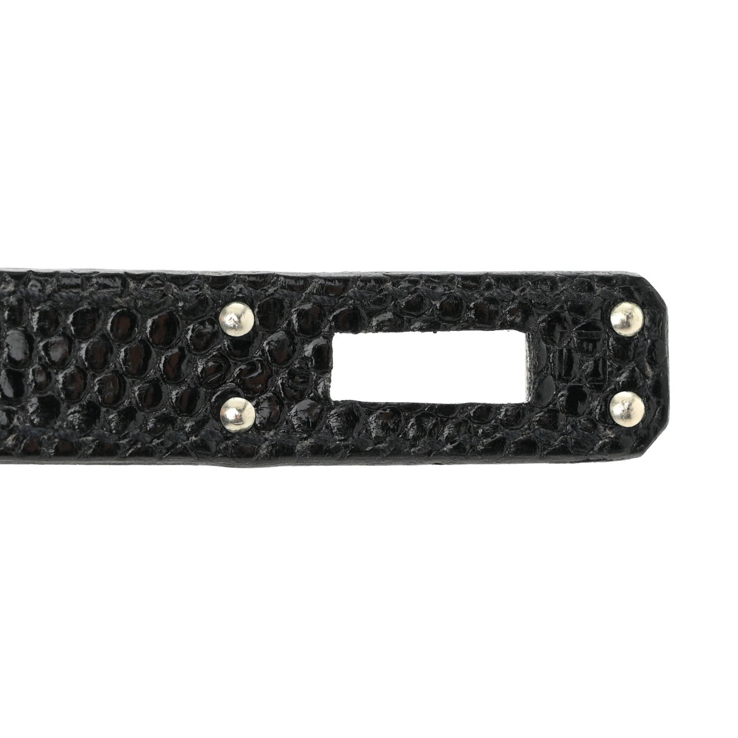 Lizard Kelly Pochette Clutch Black