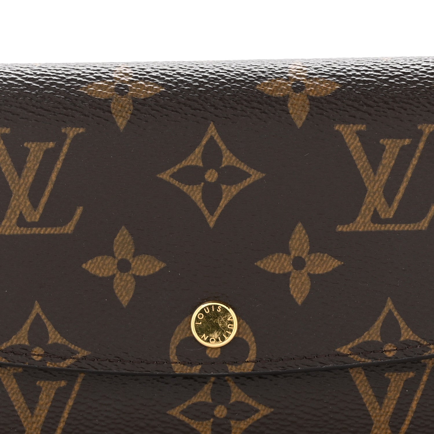 Monogram Emilie Wallet Rose Ballerine
