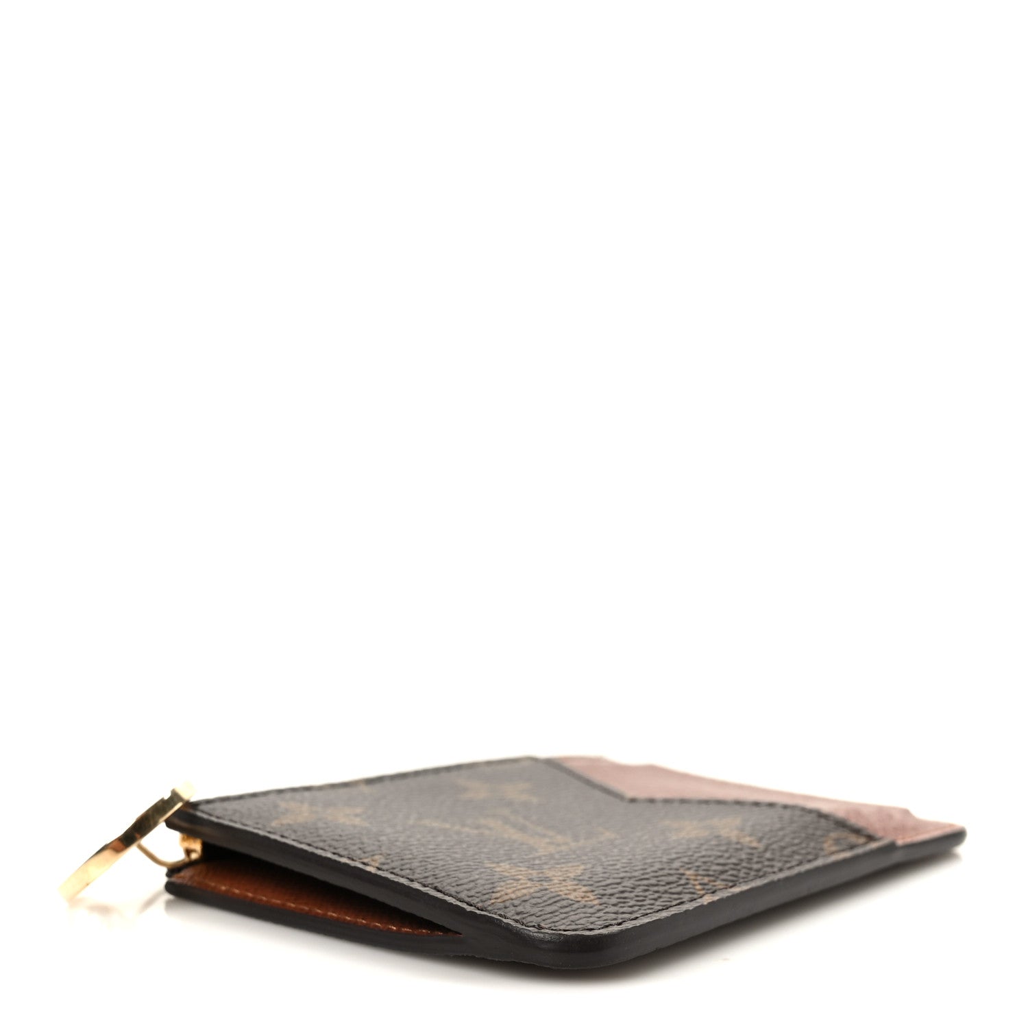 Monogram Zipped Romy Card Holder