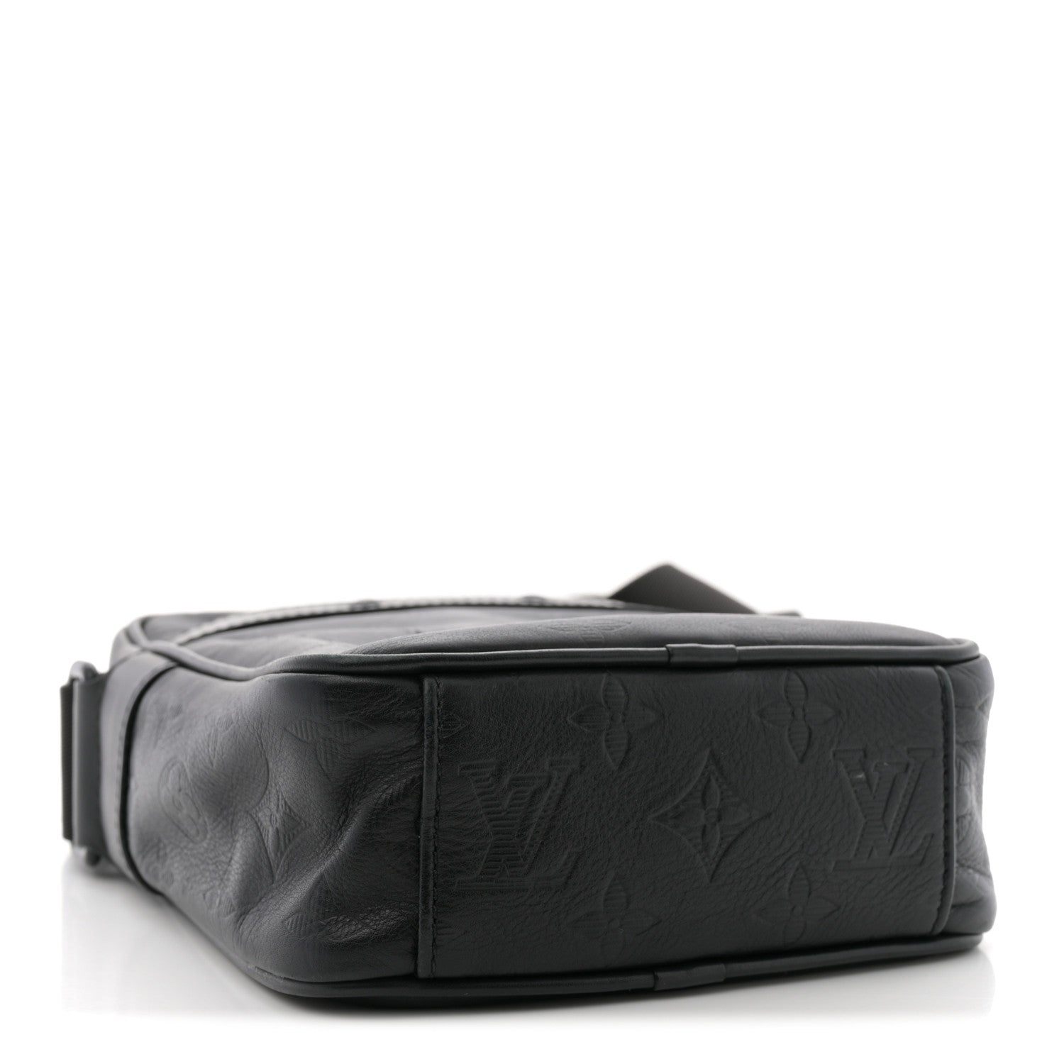 Calfskin Monogram Shadow Danube PM Black