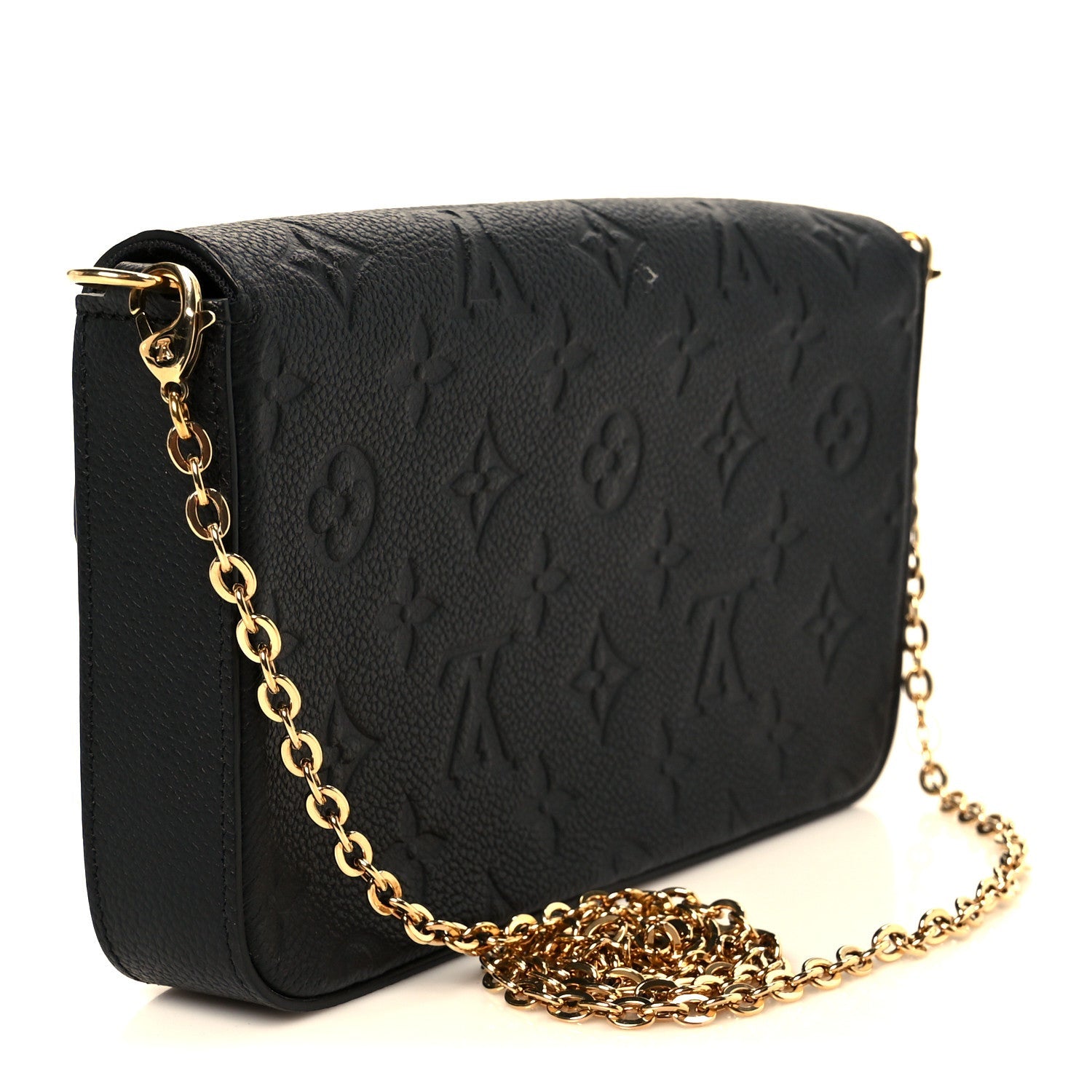 Empreinte Pochette Felicie Chain Wallet Black