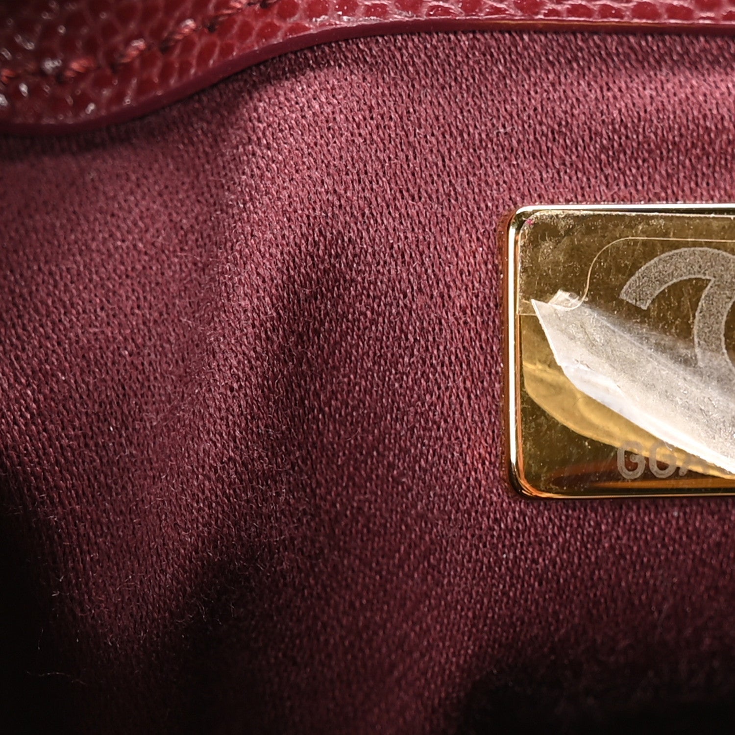 Caviar Quilted Small Chanel 25 Handbag Burgundy