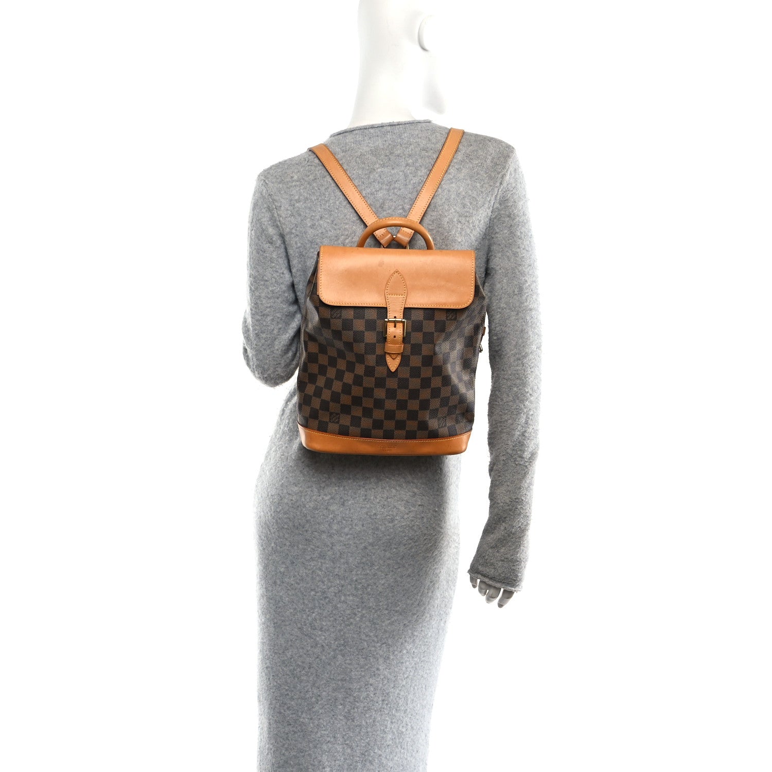 Damier Ebene Soho Centenaire Backpack