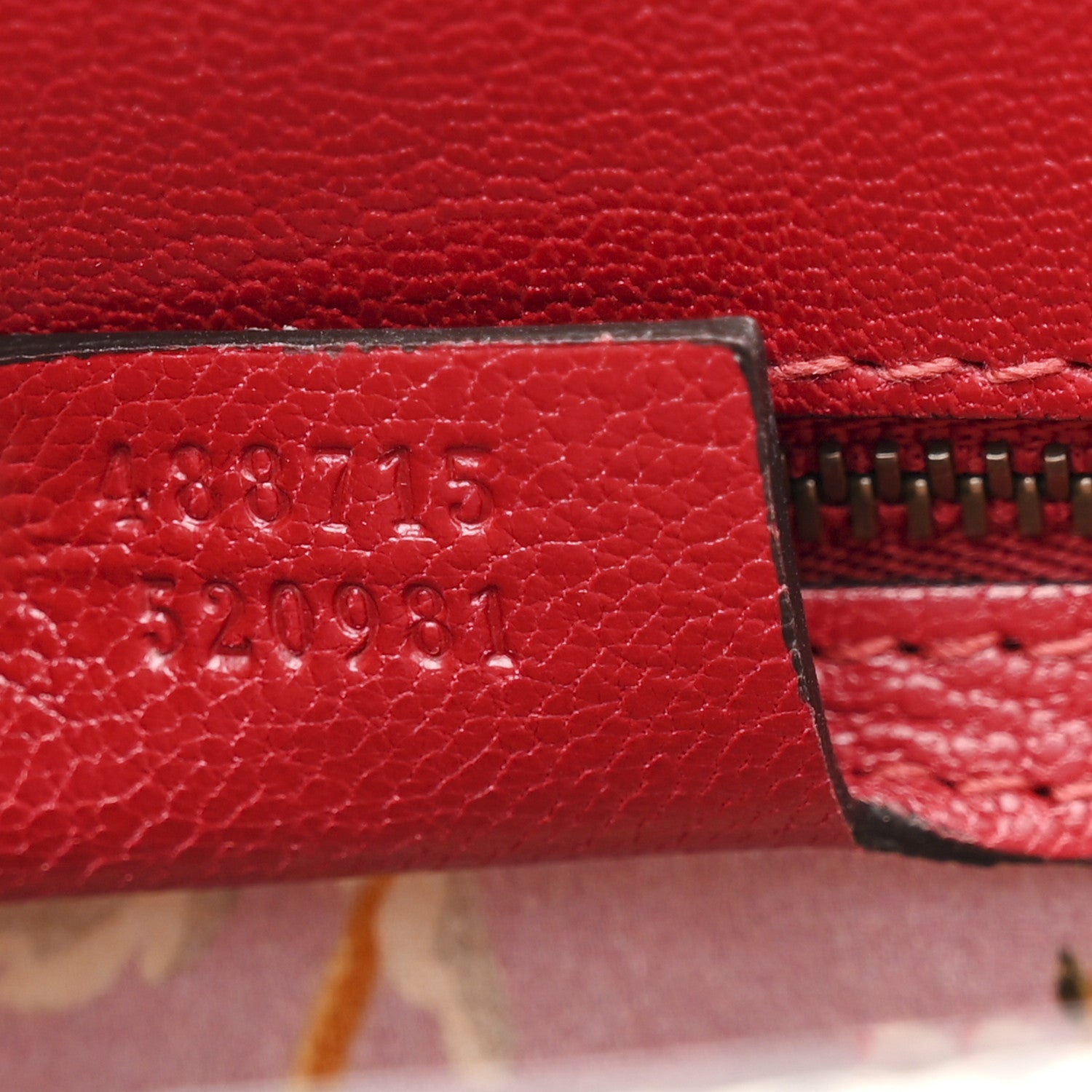 Calfskin Snakeskin Studded Small Ottilia Top Handle Bag Hibiscus Red