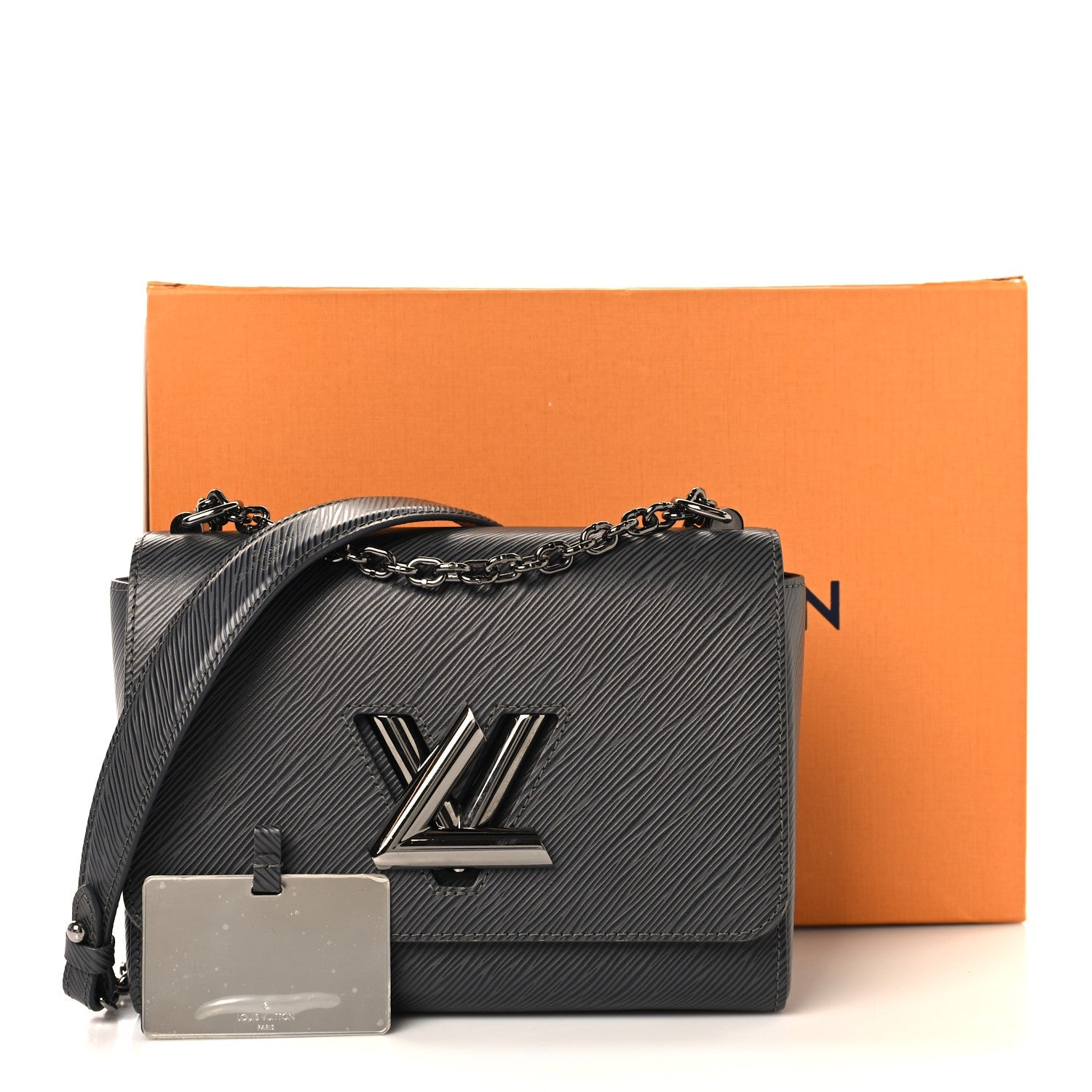 Epi Twist Shoulder Bag MM Etain