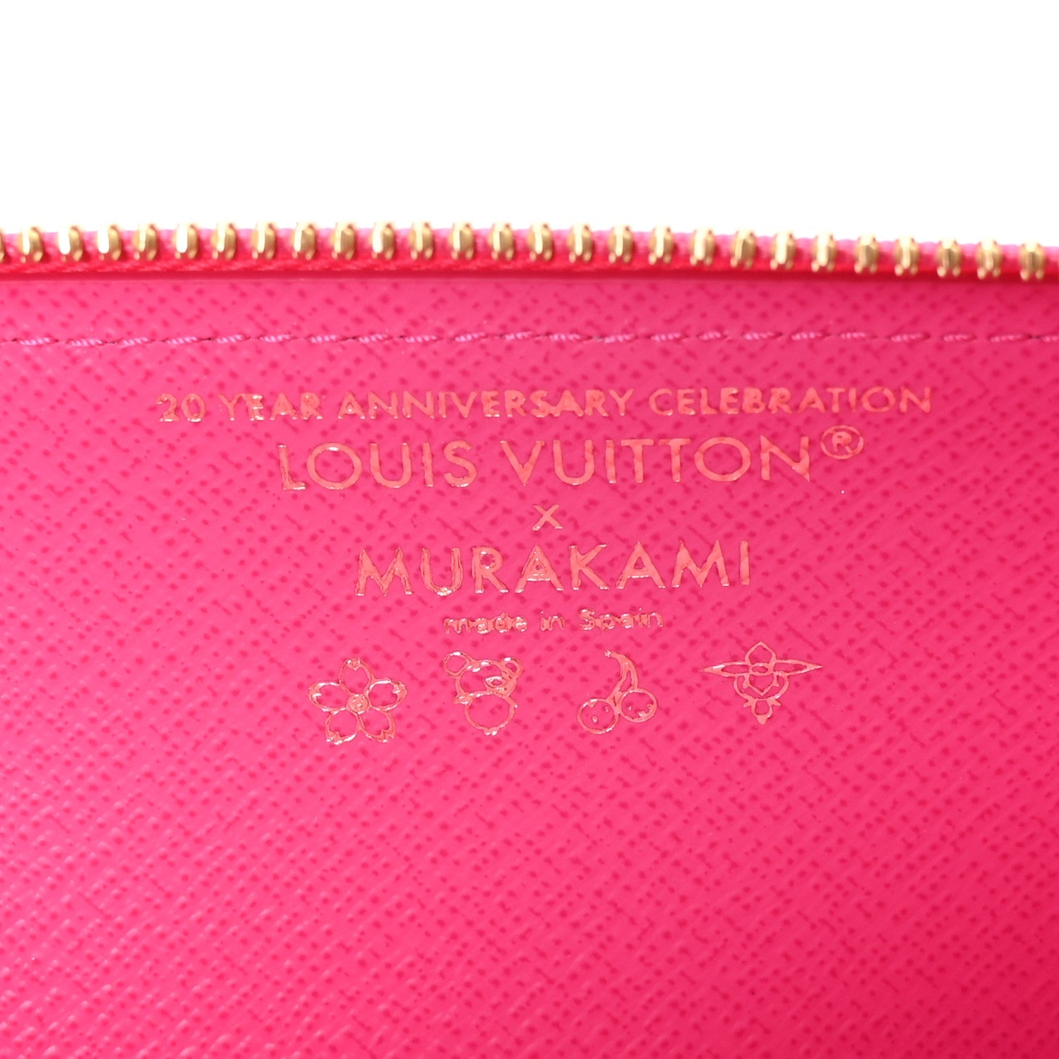 LV X TM Monogram Multicolor Charlotte Pencil Pouch Fuchsia