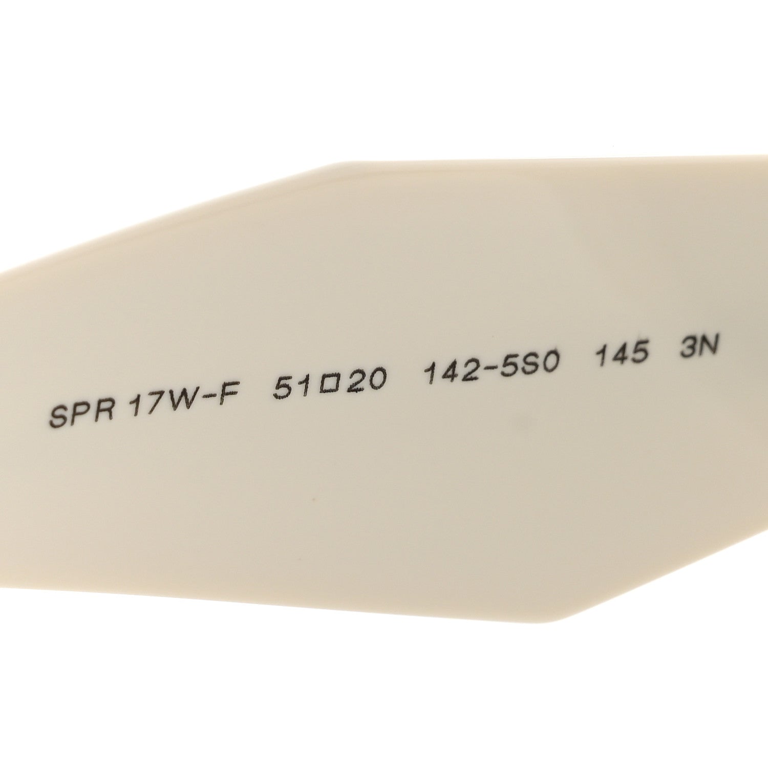 Acetate Symbole Sunglasses SPR 17W White