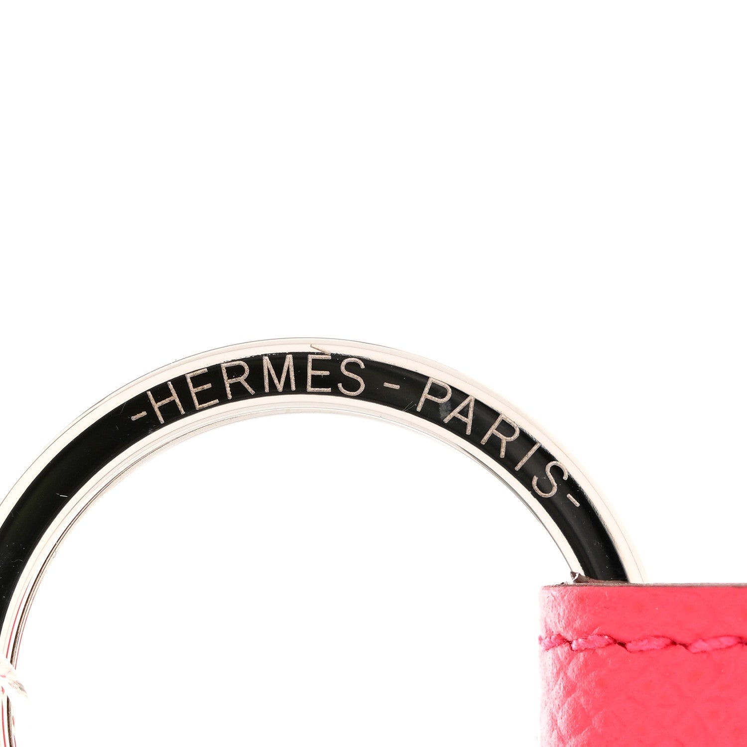Epsom Collier de Chien Anneau Key Holder Rose Pourpre