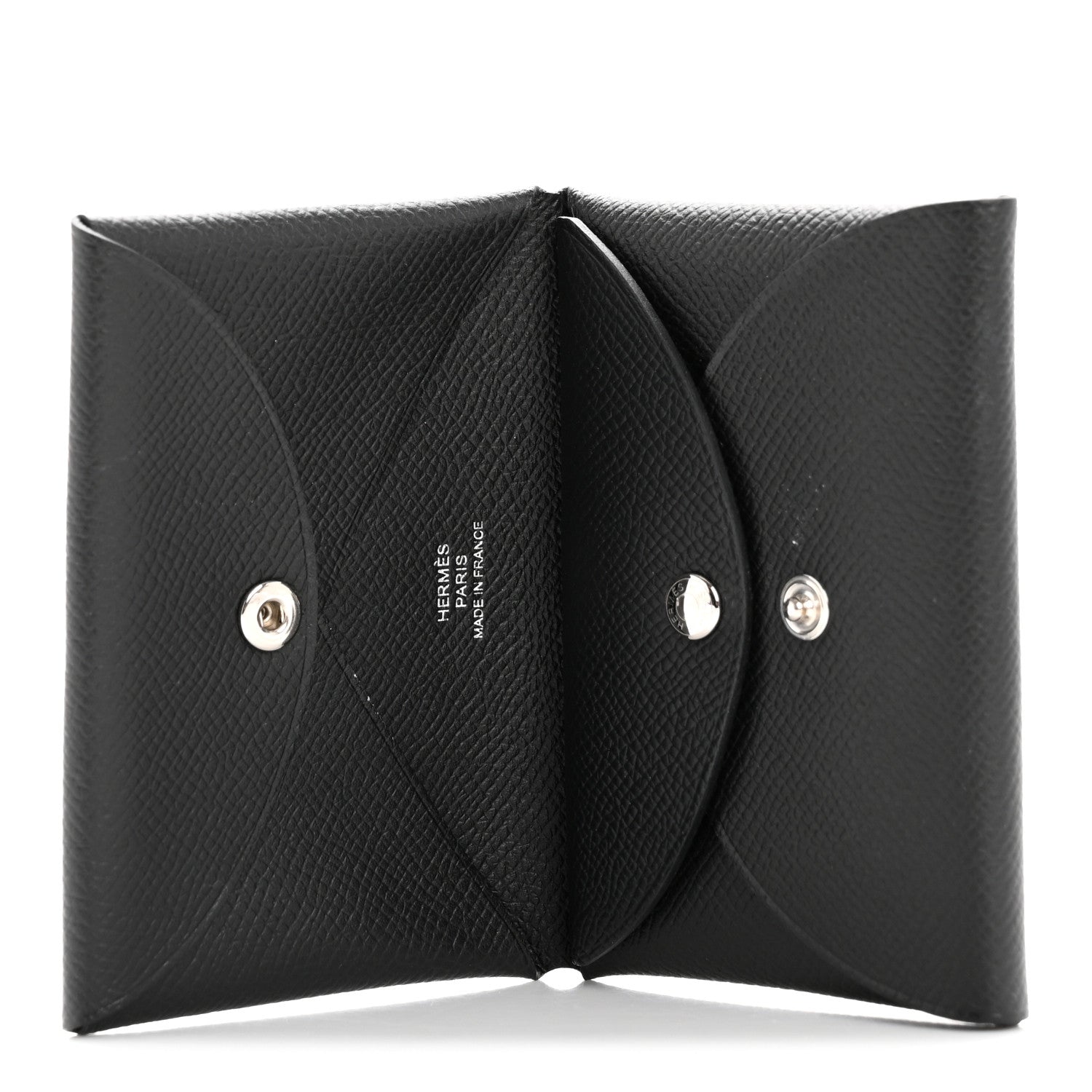 Epsom Calvi Duo Card Case Black
