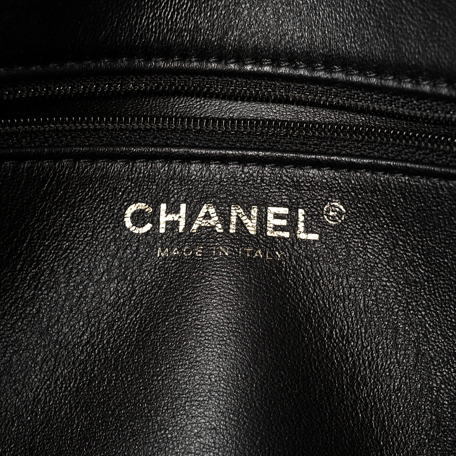 Shearling Lambskin Quilted Furry Coco Flap Black