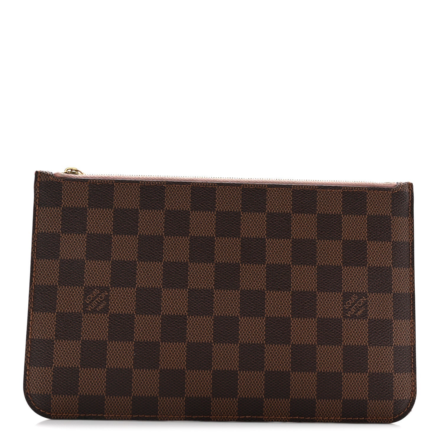 Damier Ebene Neverfull MM GM Pochette Rose Ballerine