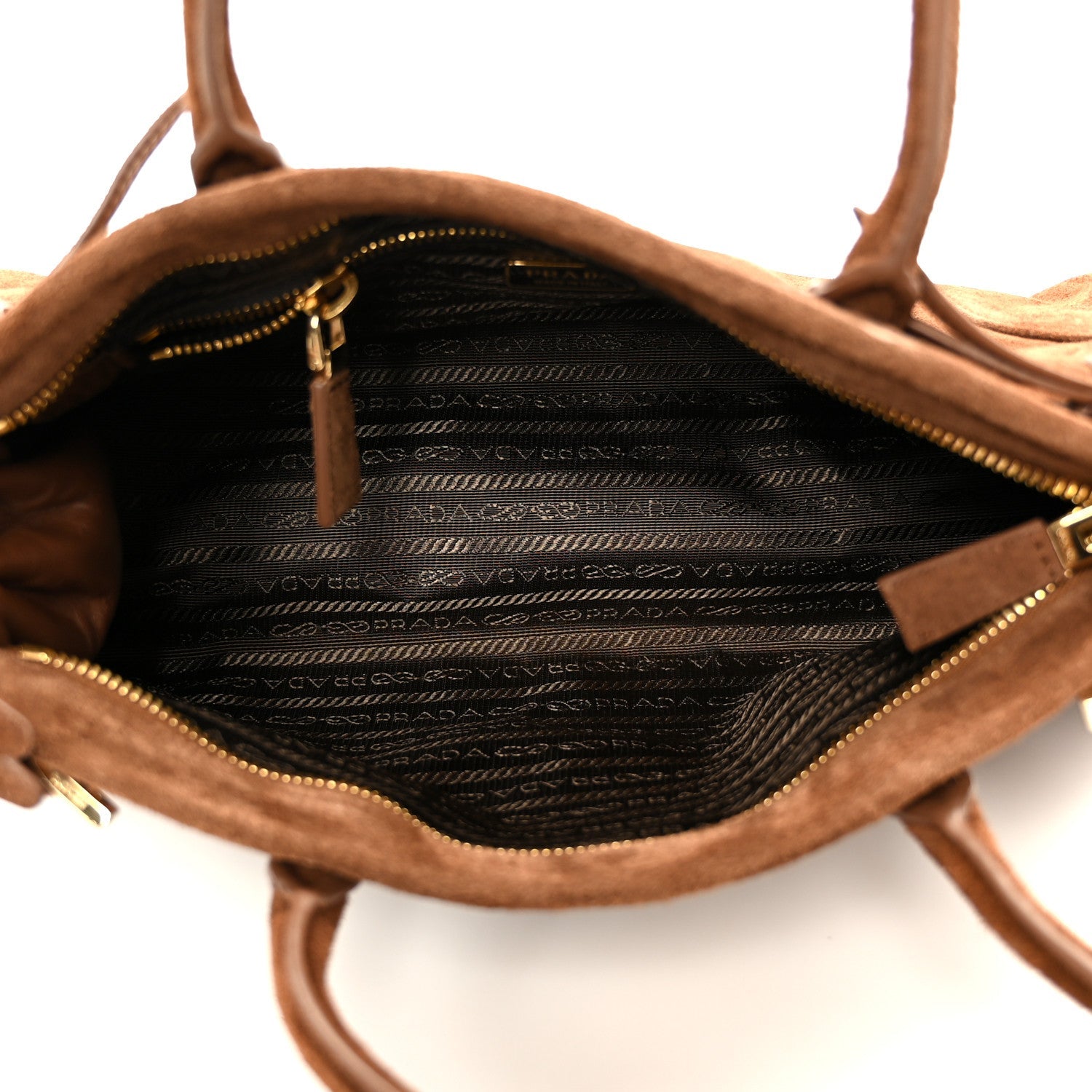 Suede Triangle Medium Bonnie Shoulder Bag Cacao