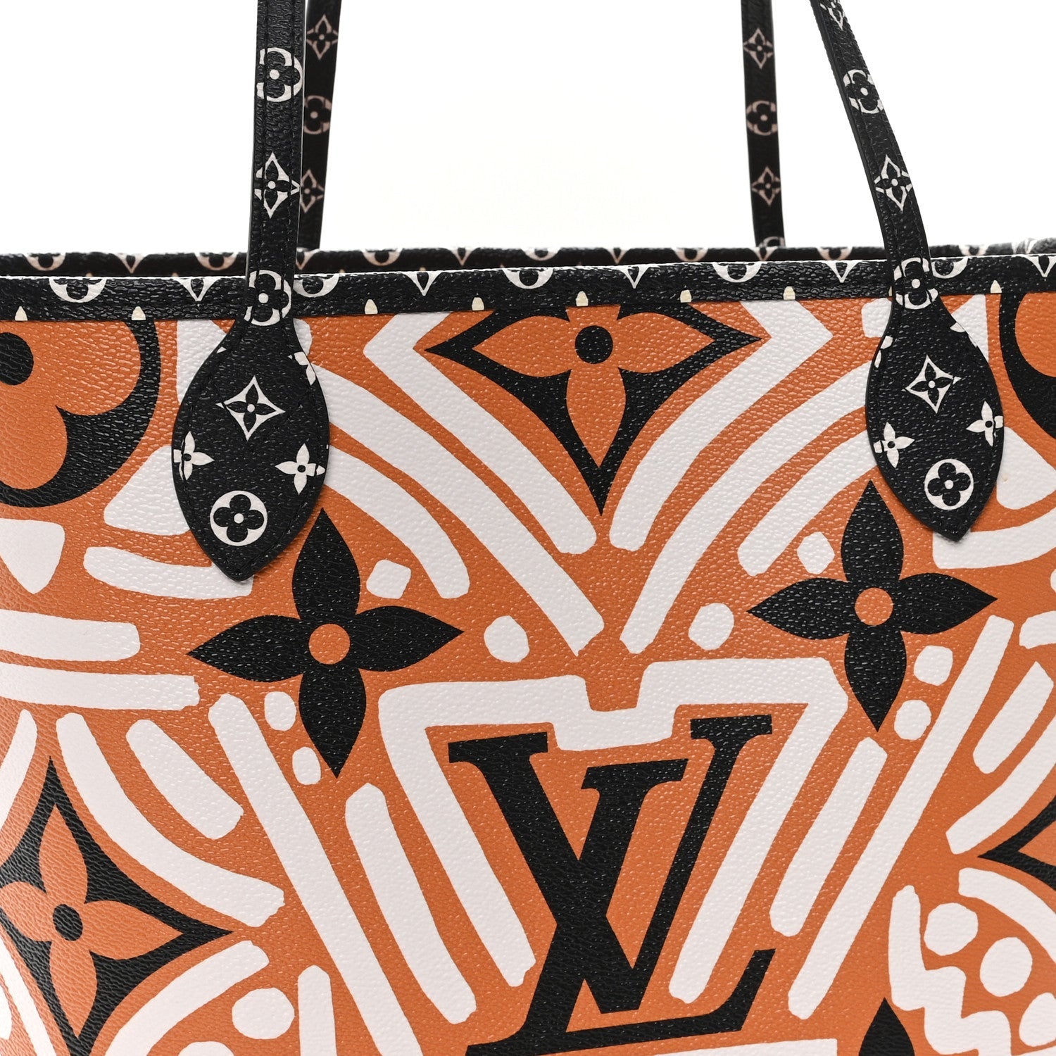 Monogram Giant Crafty Neverfull MM Creme Caramel