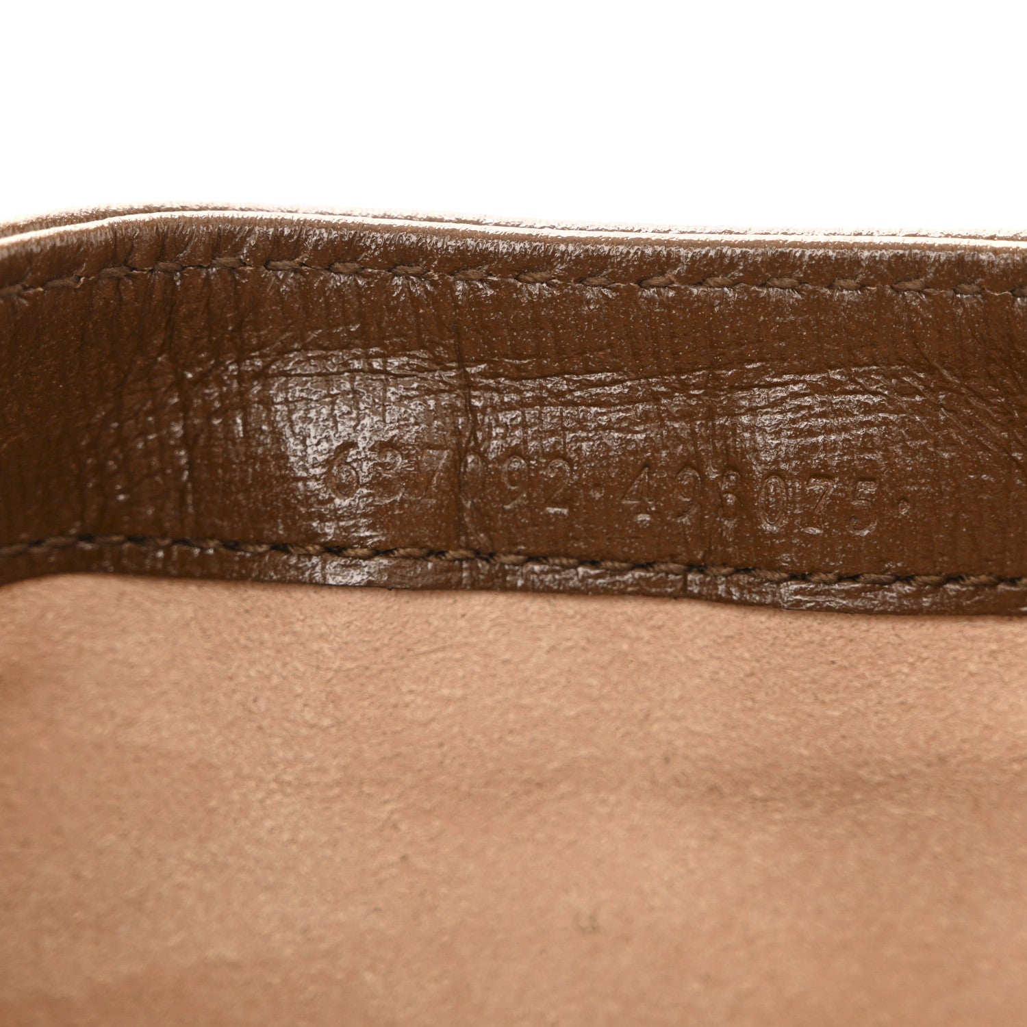 GG Supreme Monogram Azalea Calfskin Web Mini Jackie 1961 Hobo Beige Ebony Brown Sugar
