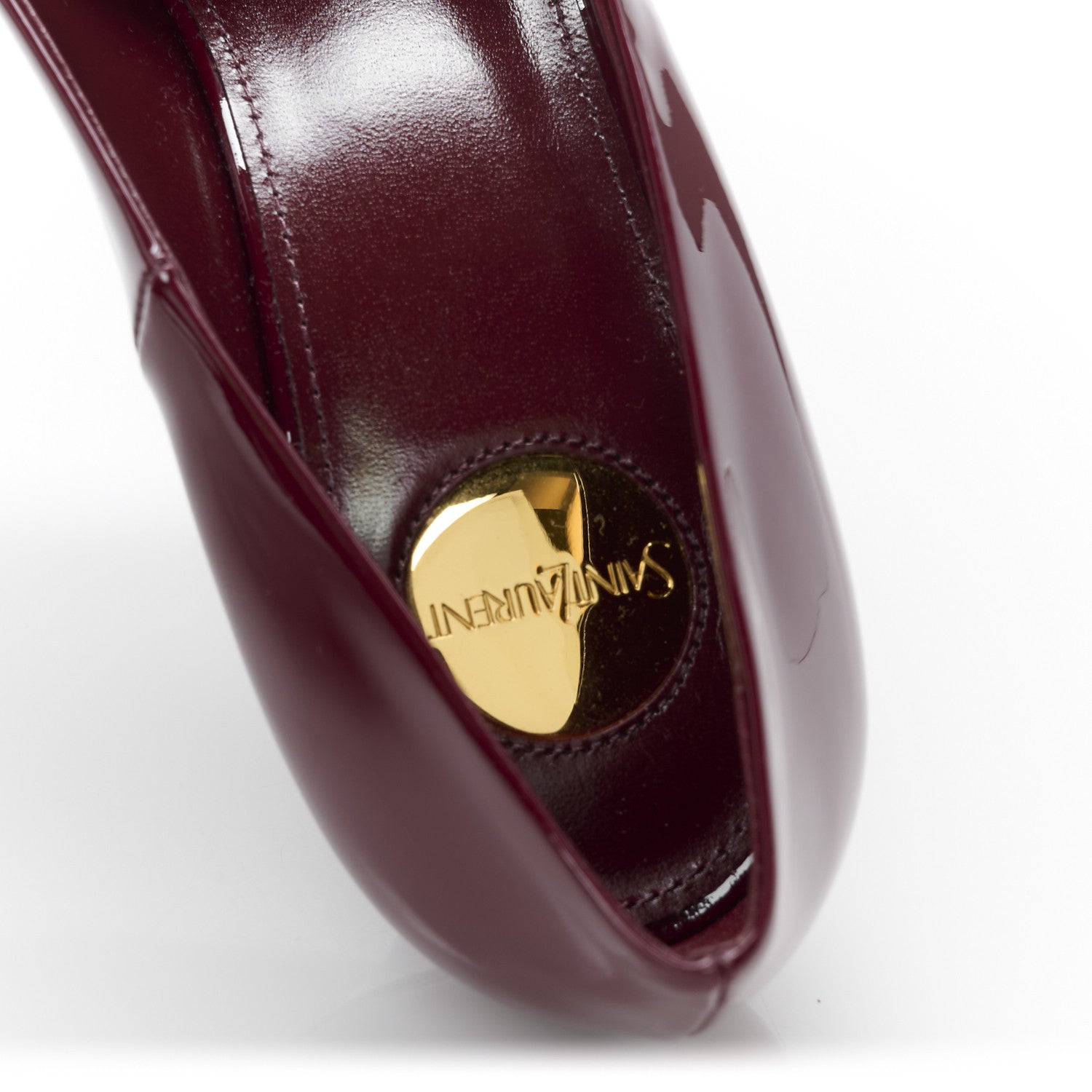 Vernice Seta Soft Norma 90 Pumps 38 Grenat