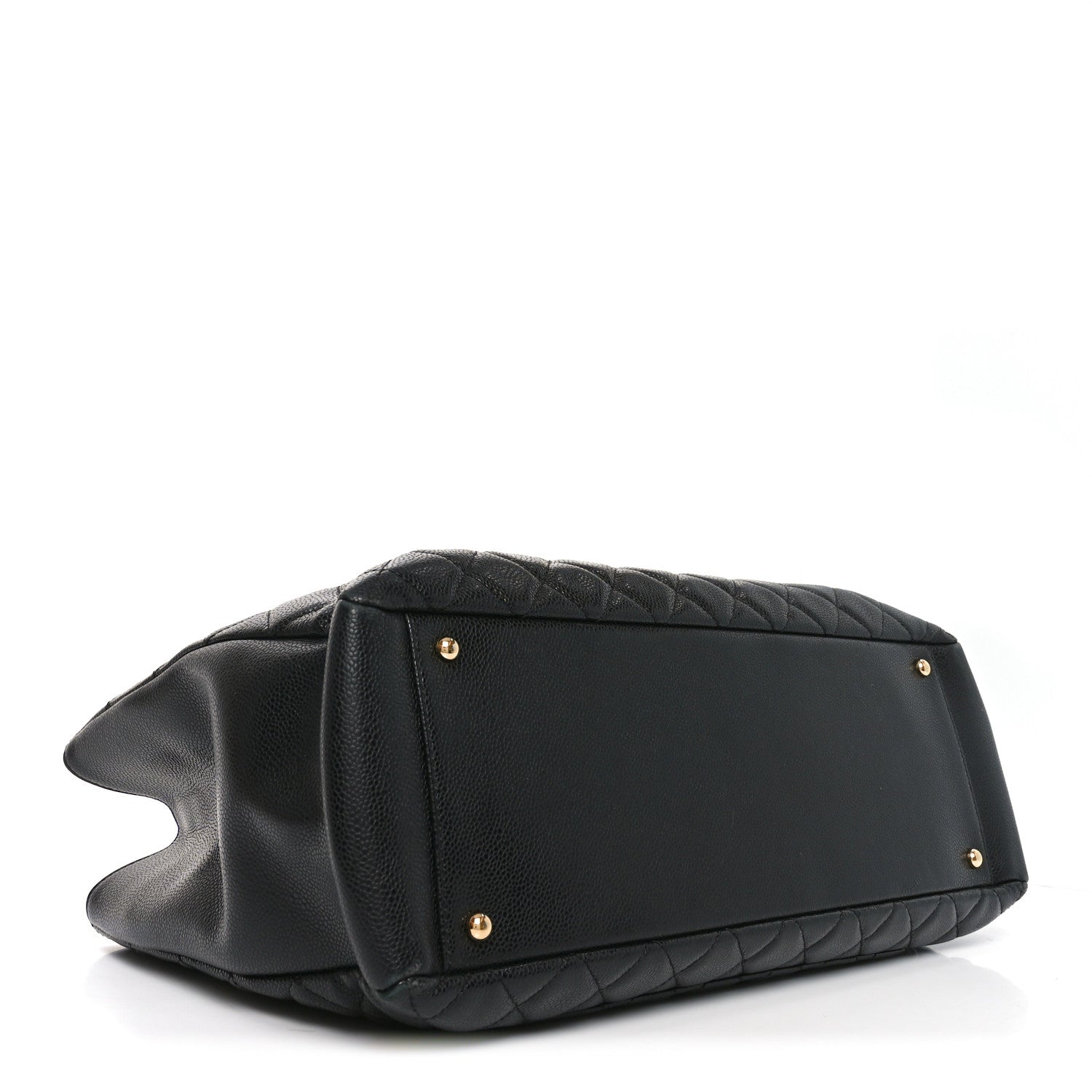 Caviar Quilted XL Grand Shopping Tote GST Black