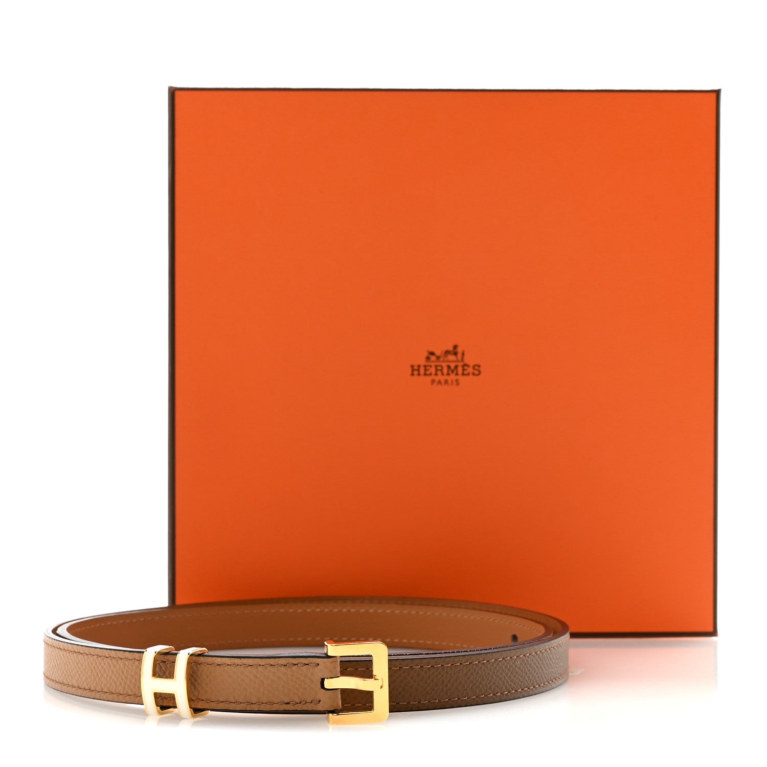Epsom 15mm Pop H Belt 85 34 Craie Biscuit Alezan