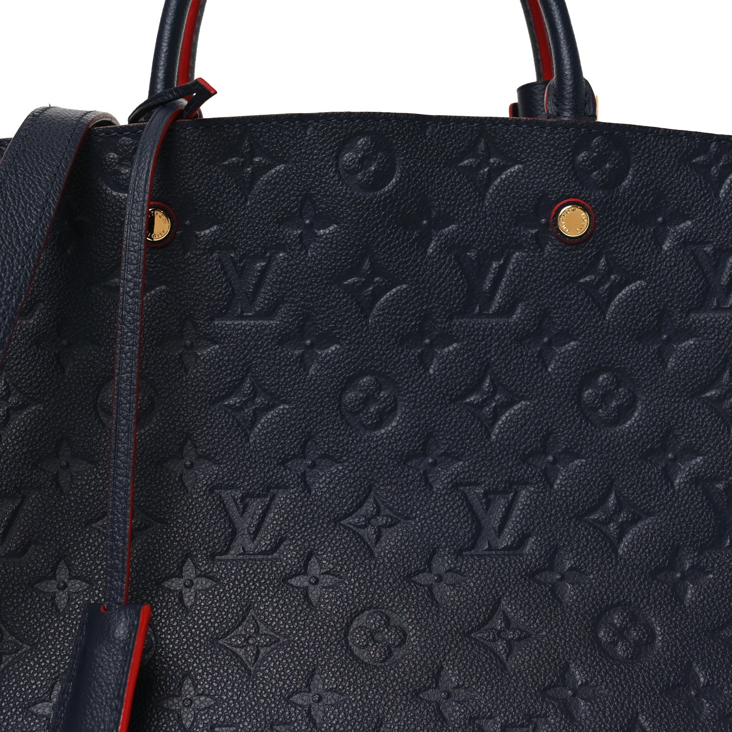 Empreinte Montaigne MM Marine Rouge