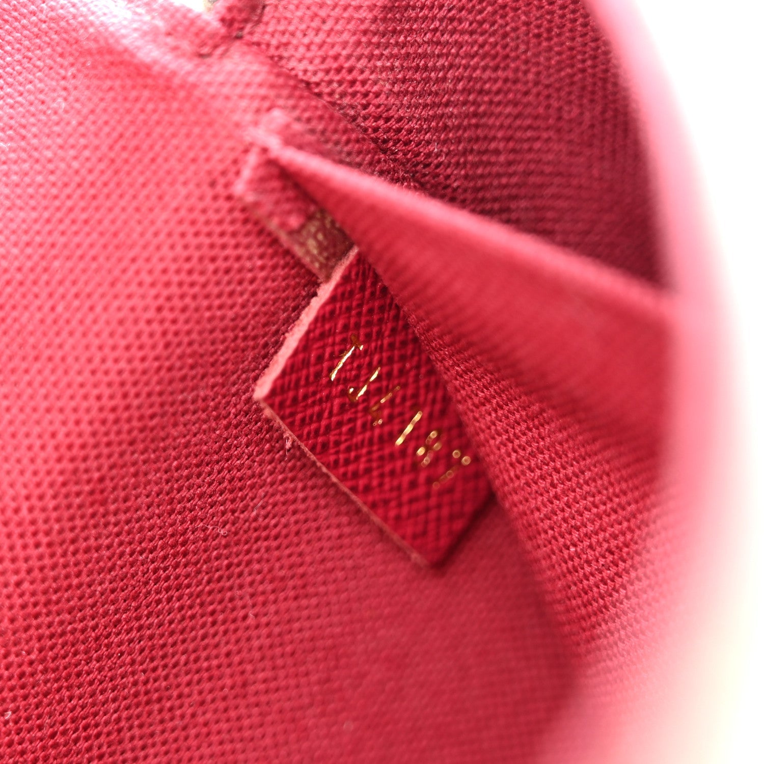 Monogram Pochette Felicie Chain Wallet Fuchsia