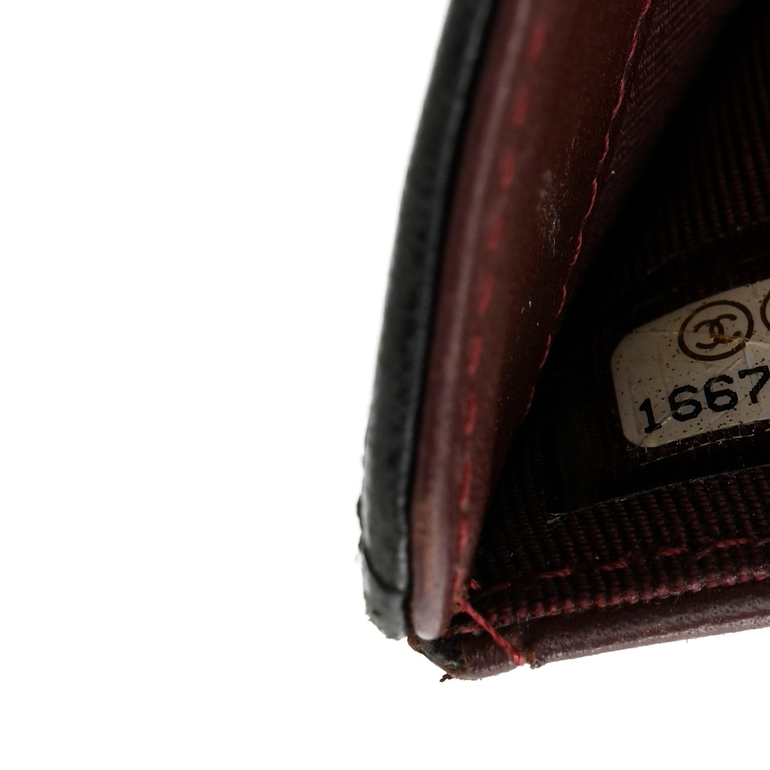 Lambskin Quilted Yen Wallet Black