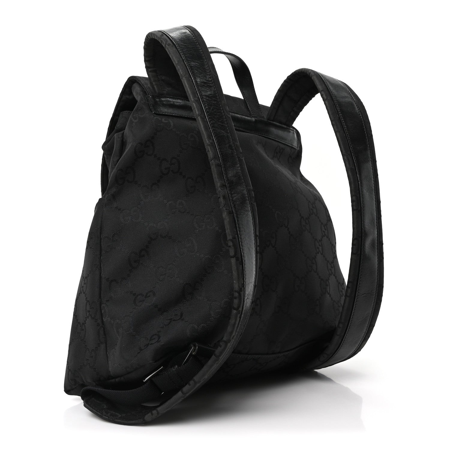 Nylon Monogram Backpack Black