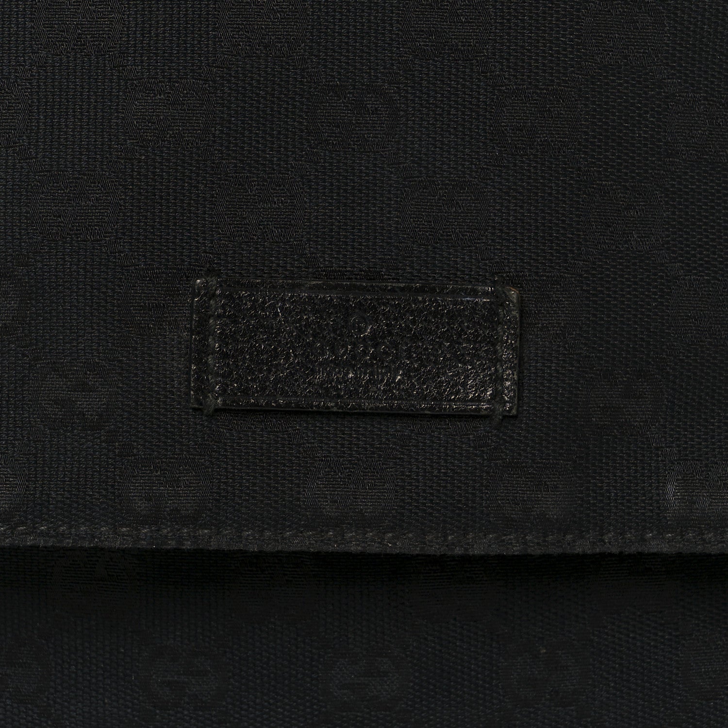 Monogram Diaper Messenger Bag Black