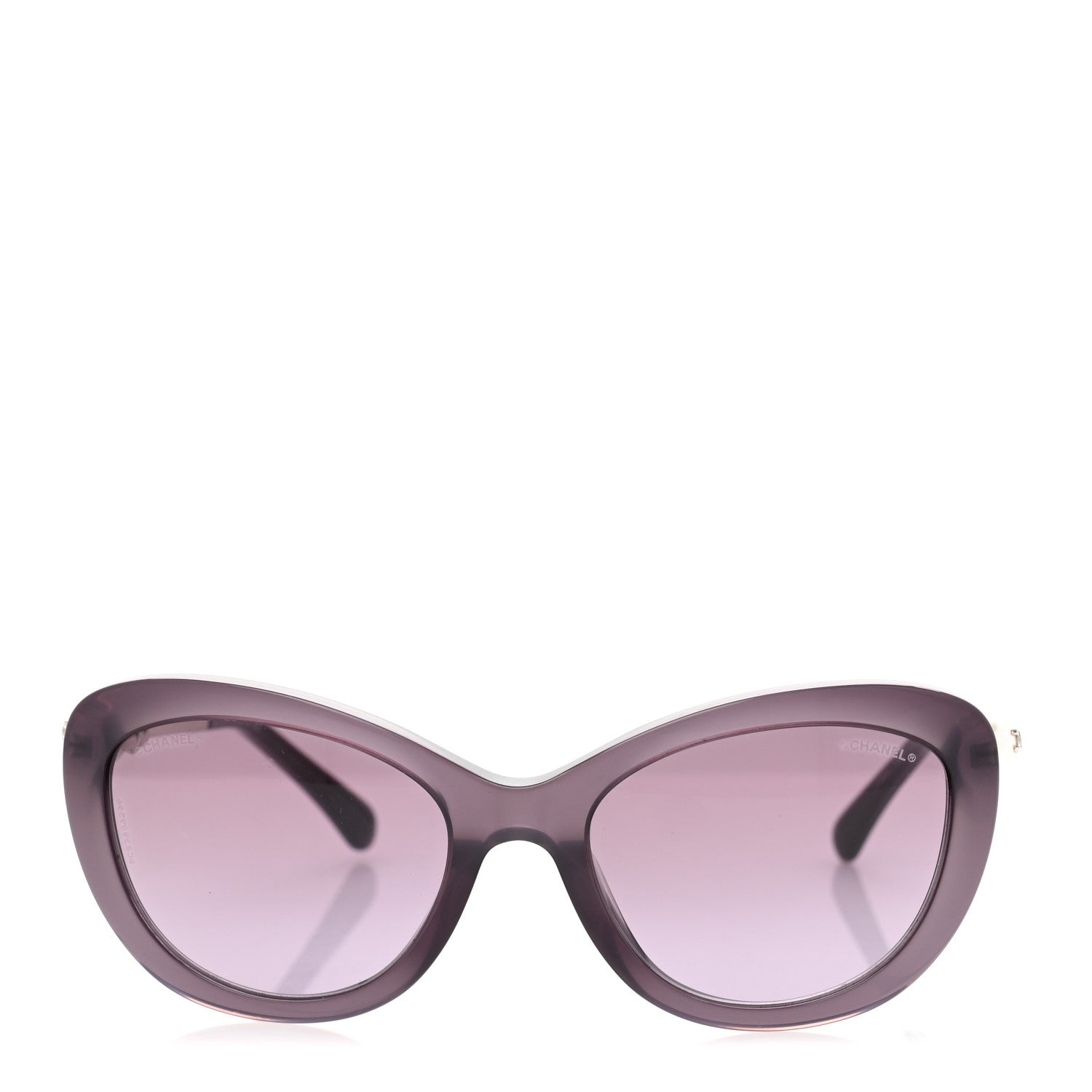 Acetate Pearl Cat Eye Sunglasses 5340-H Purple