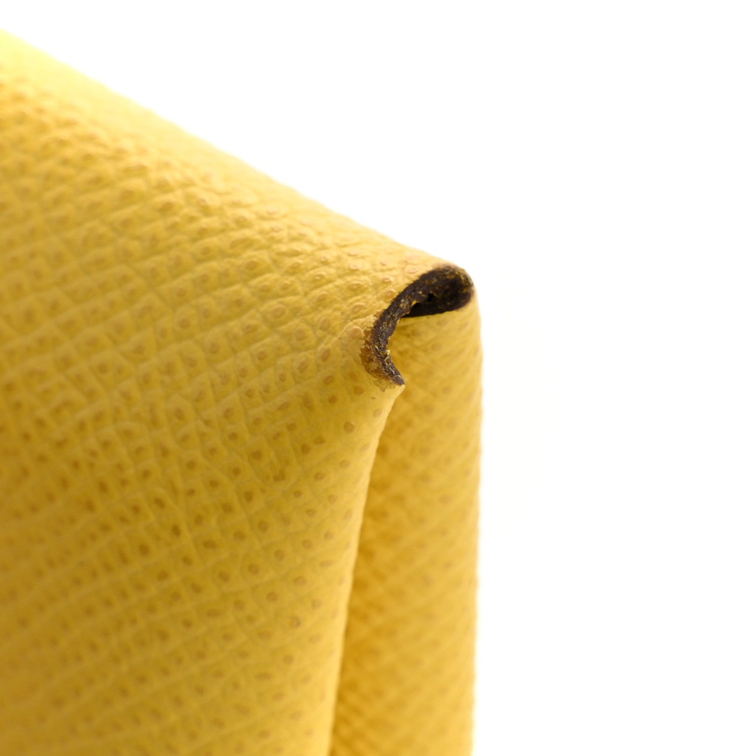 Epsom Calvi Duo Card Case Jaune De Naples