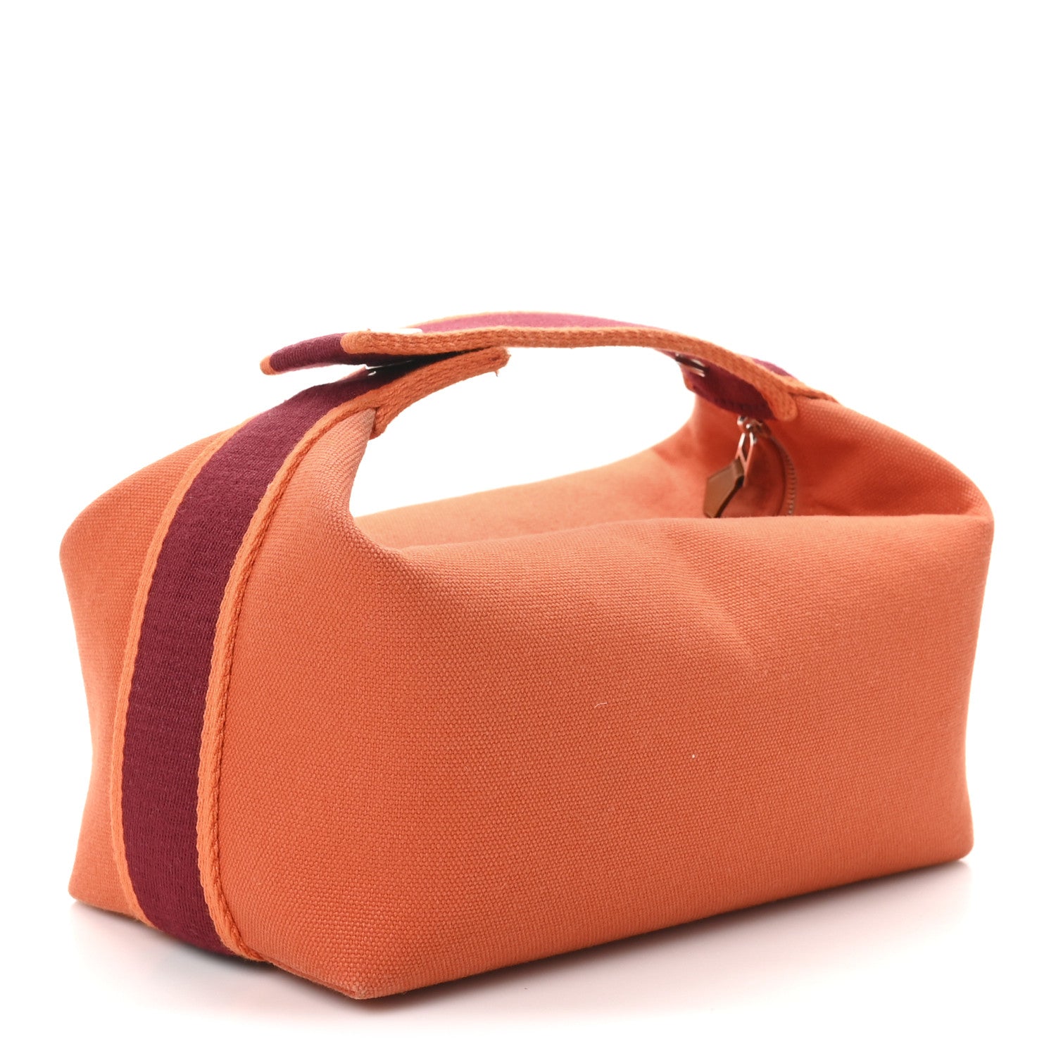 Canvas Small Bride-A-Brac Pouch Orange Burgundy