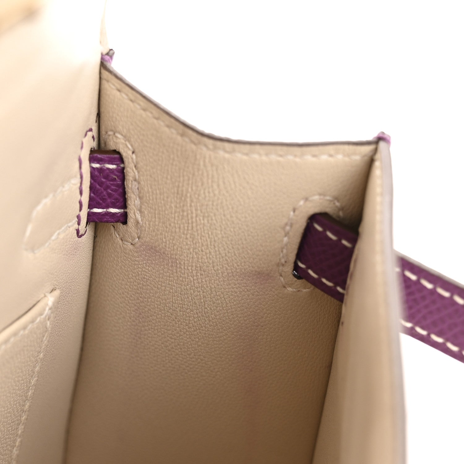 Epsom Mini Horseshoe Kelly Sellier 20 Craie Anemone
