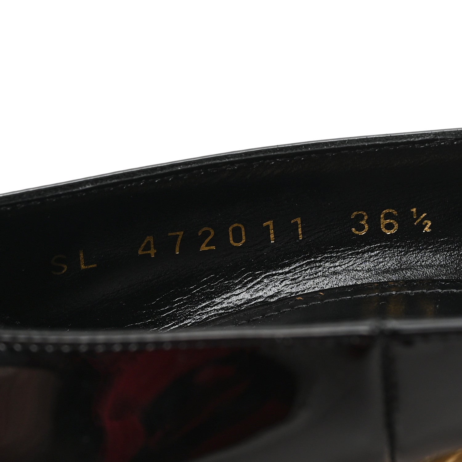 Patent Opyum 110 Pumps 36.5 Black Gold