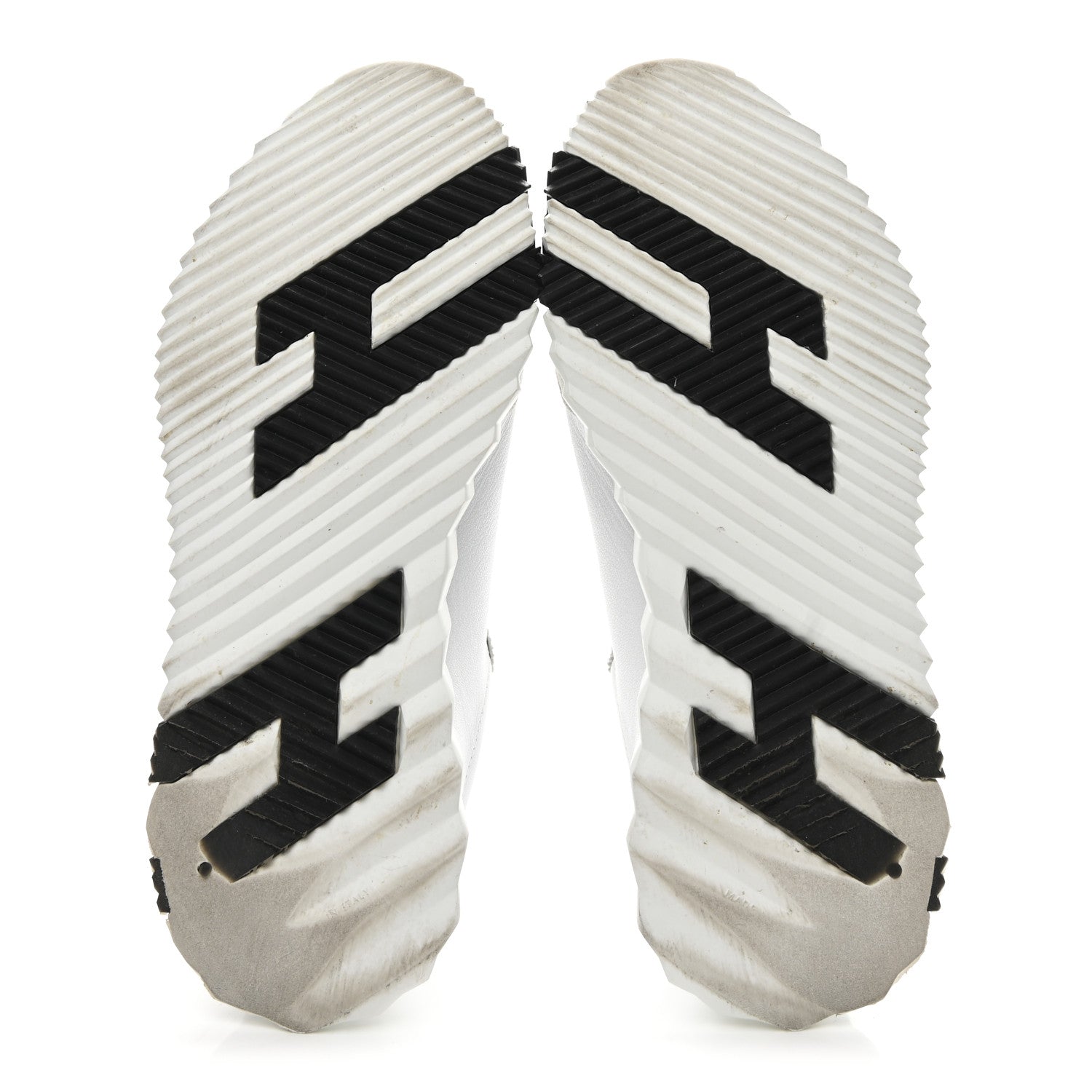 Sport Goatskin Suede Goatskin Bouncing Sneakers 37 White Black