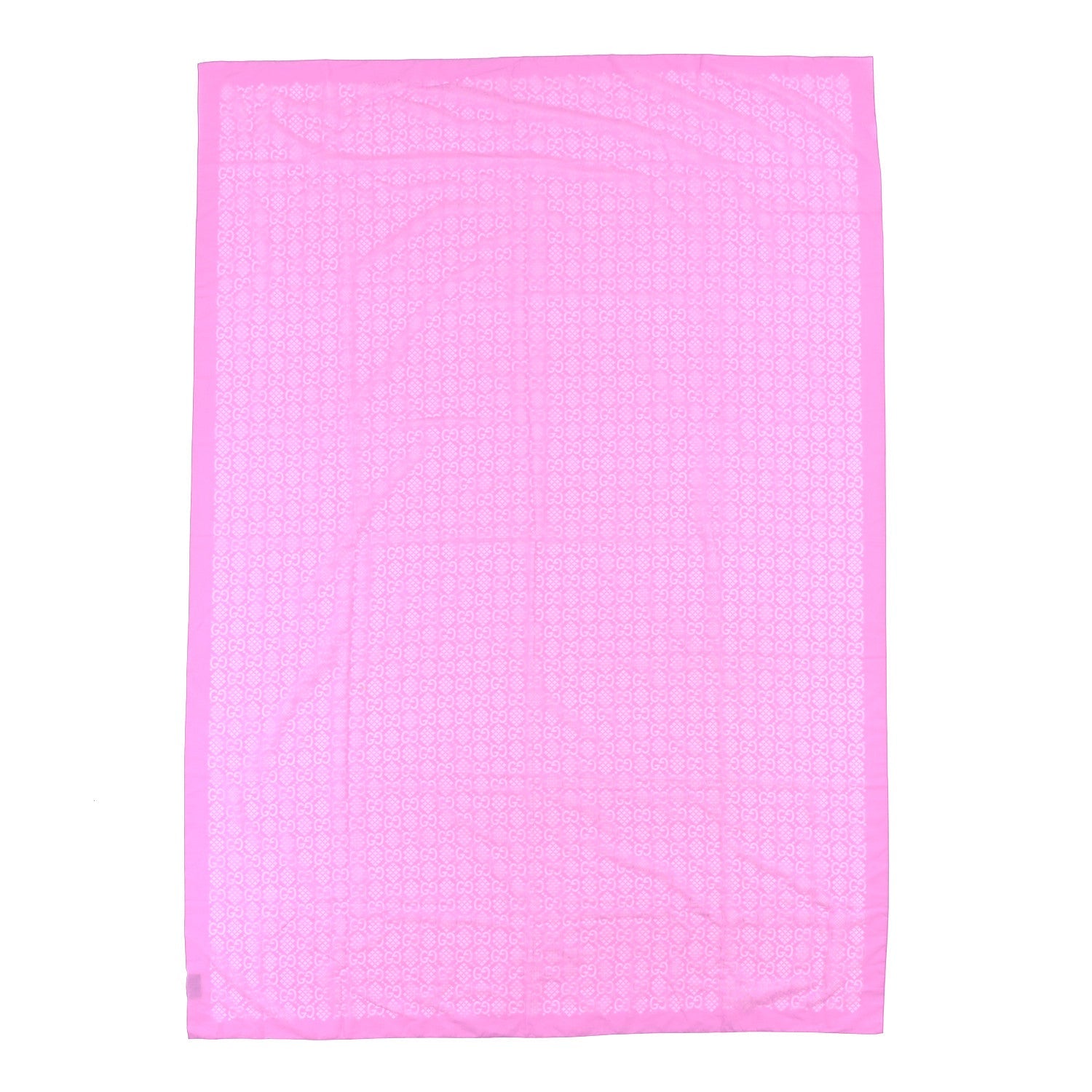 Silk Monogram Diamante Stole Lilac