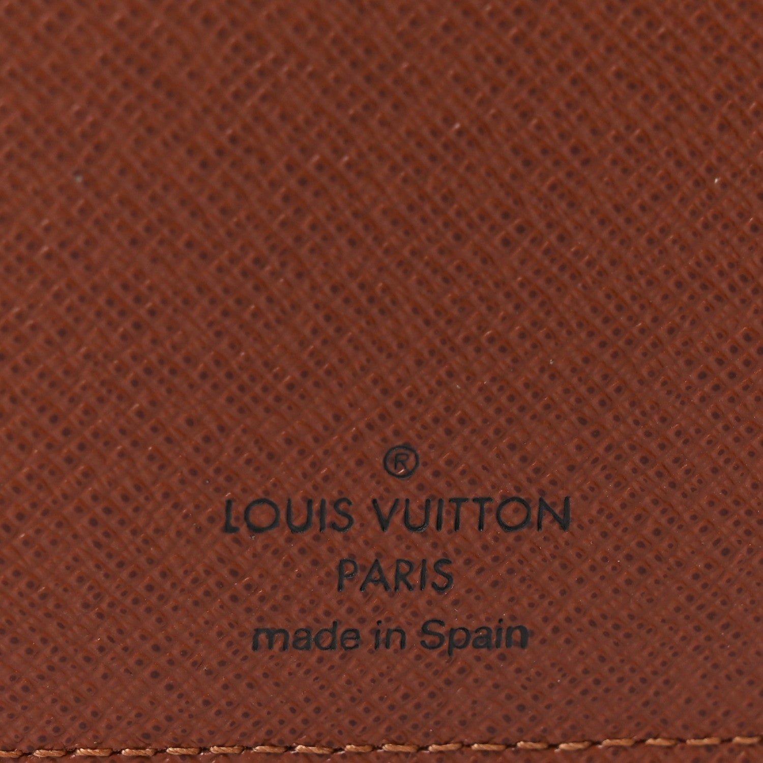 Monogram Desk Agenda Cover