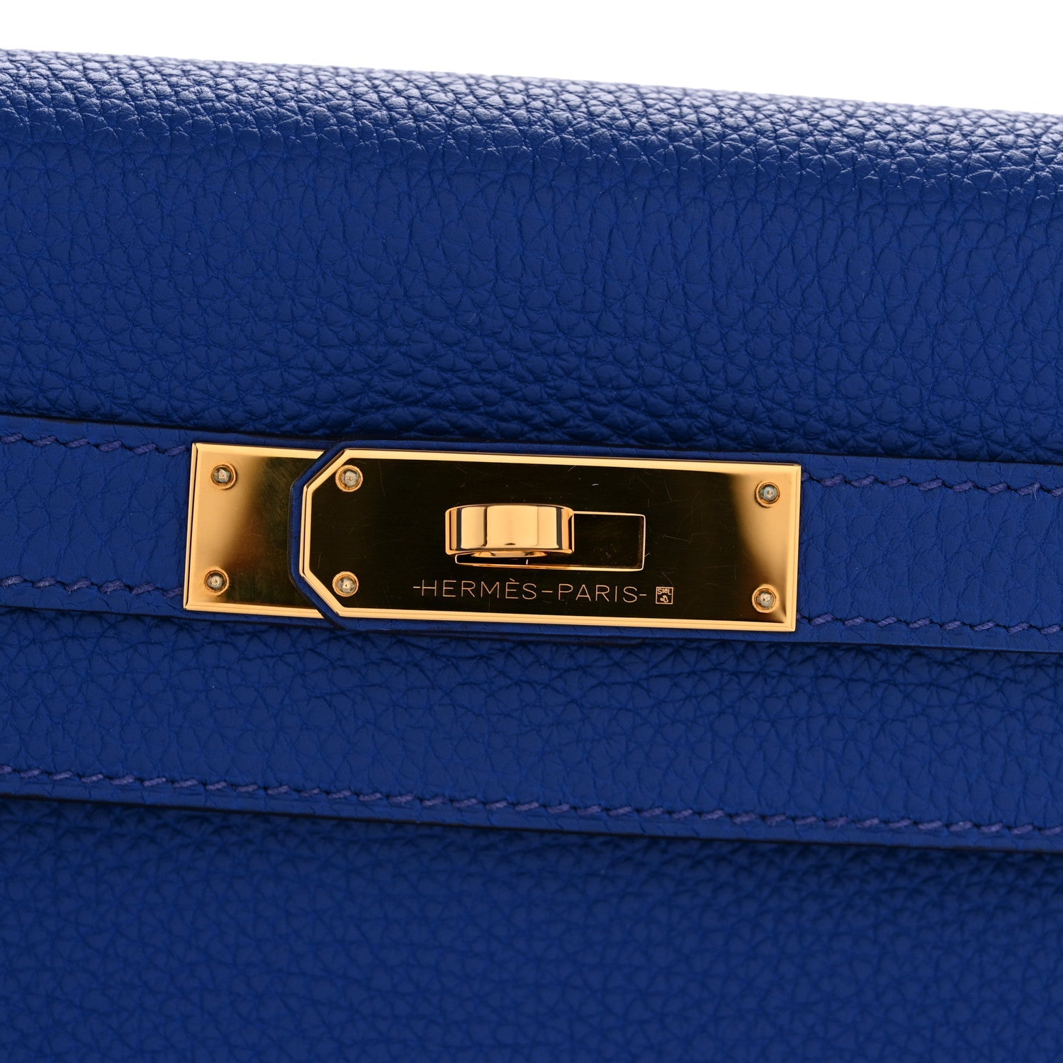 Togo Kelly Retourne 28 Bleu Royal