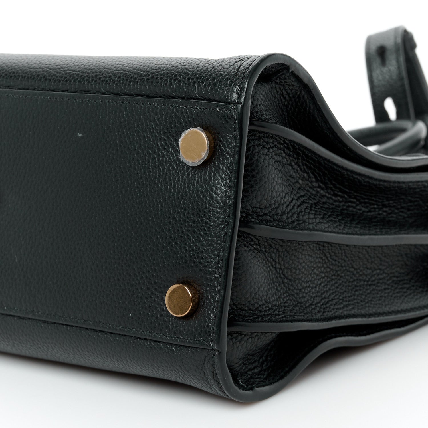 Grained Calfskin Baby Sac De Jour Souple Black