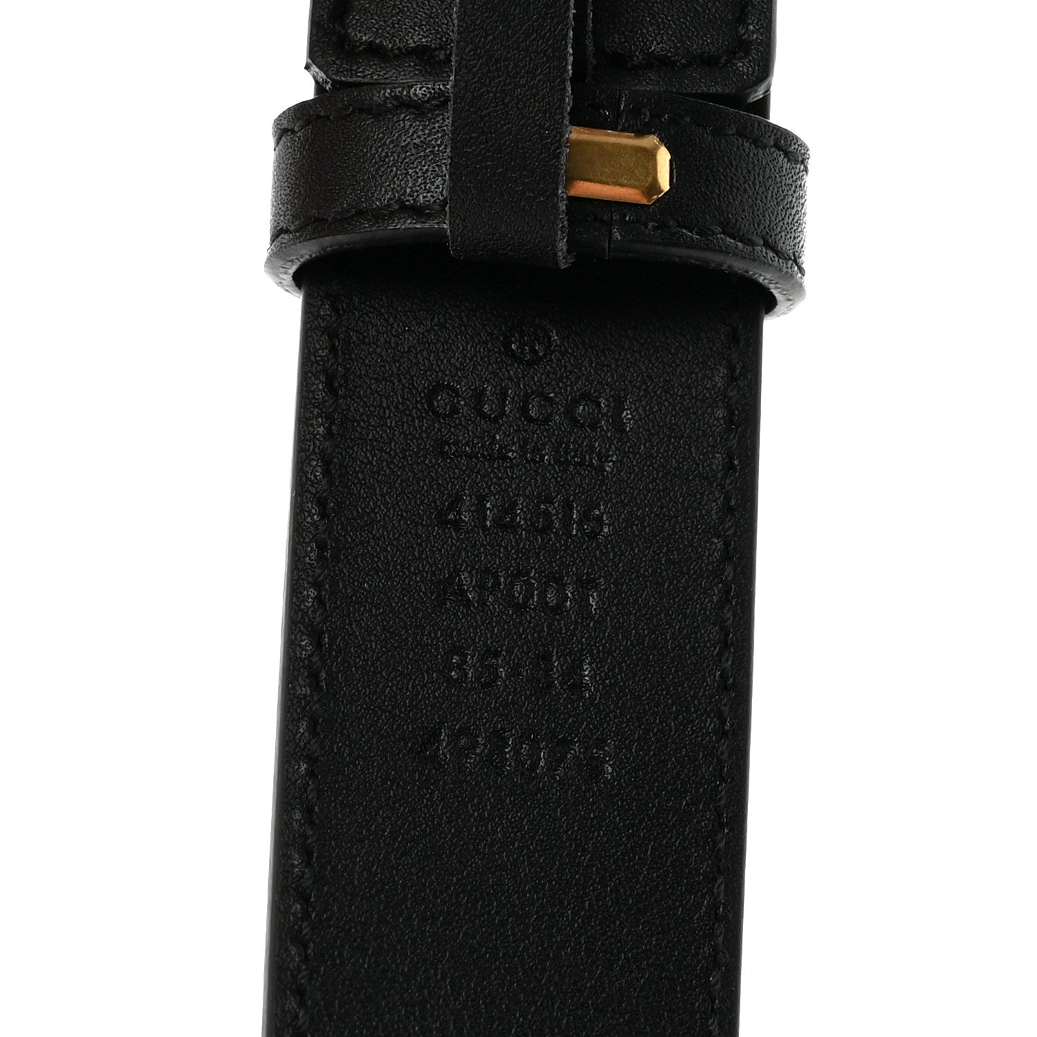 Calfskin Double G 30mm Belt 85 34 Black