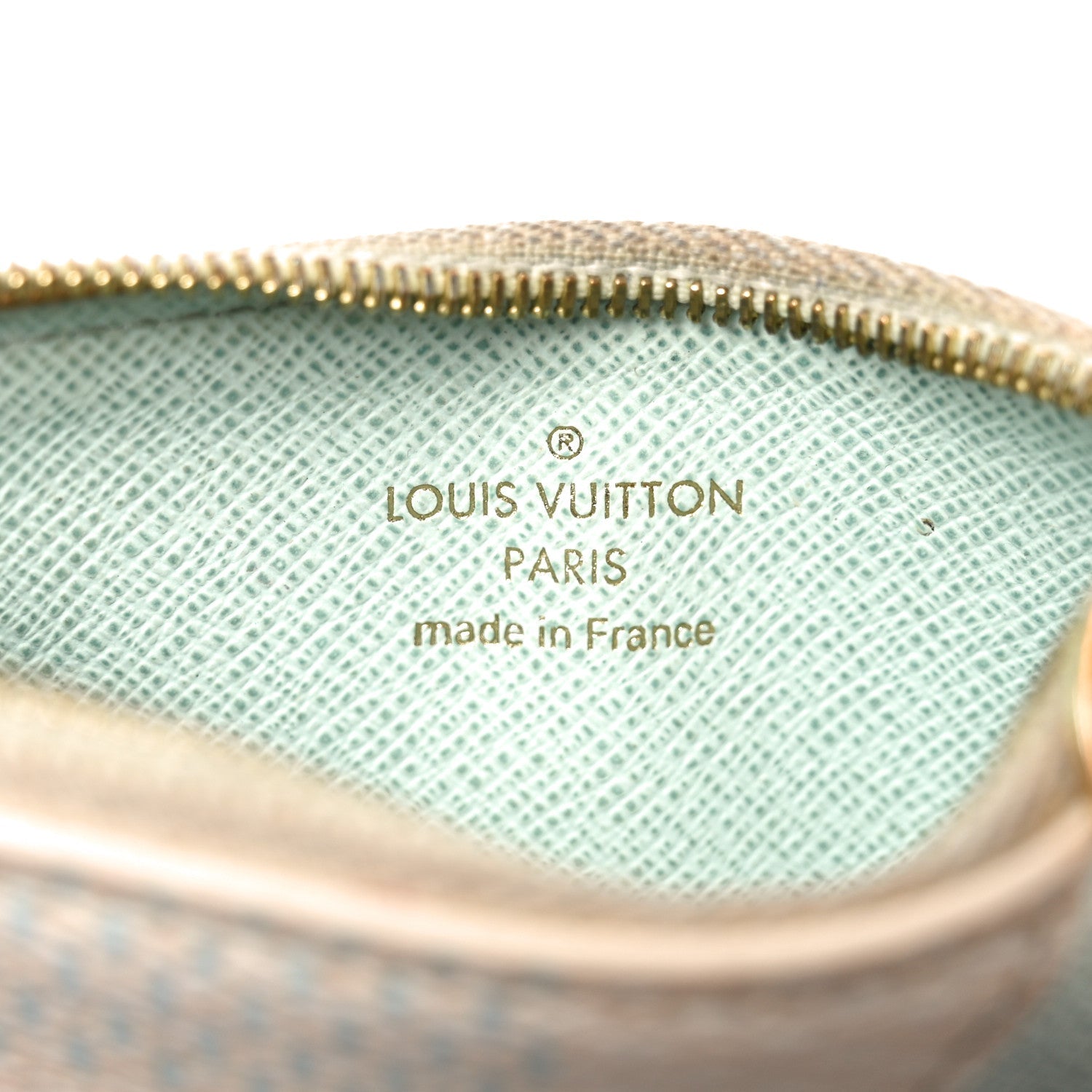 Damierlicious Zipped Romy Card Holder Pistachio Green