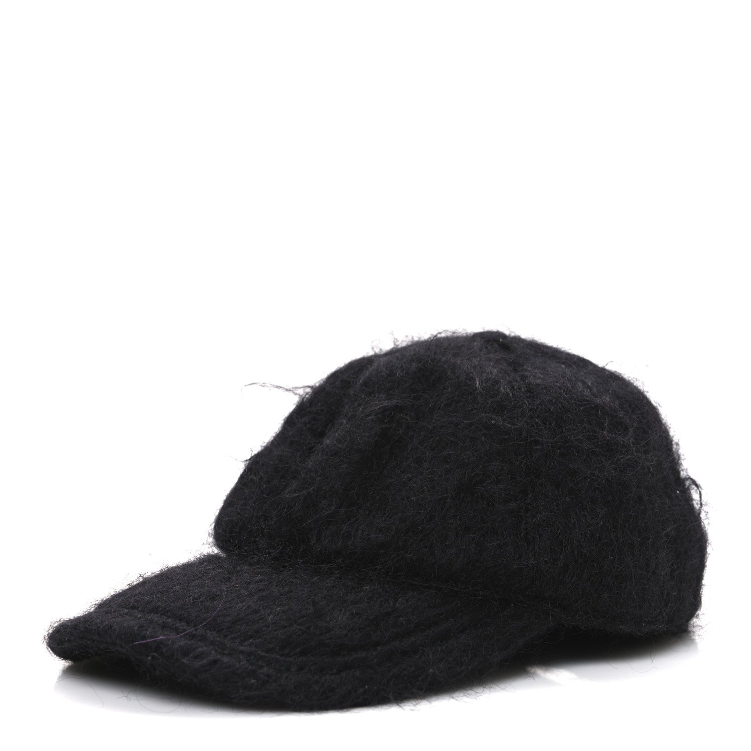 Mohair GG Lauren Baseball Hat L Black