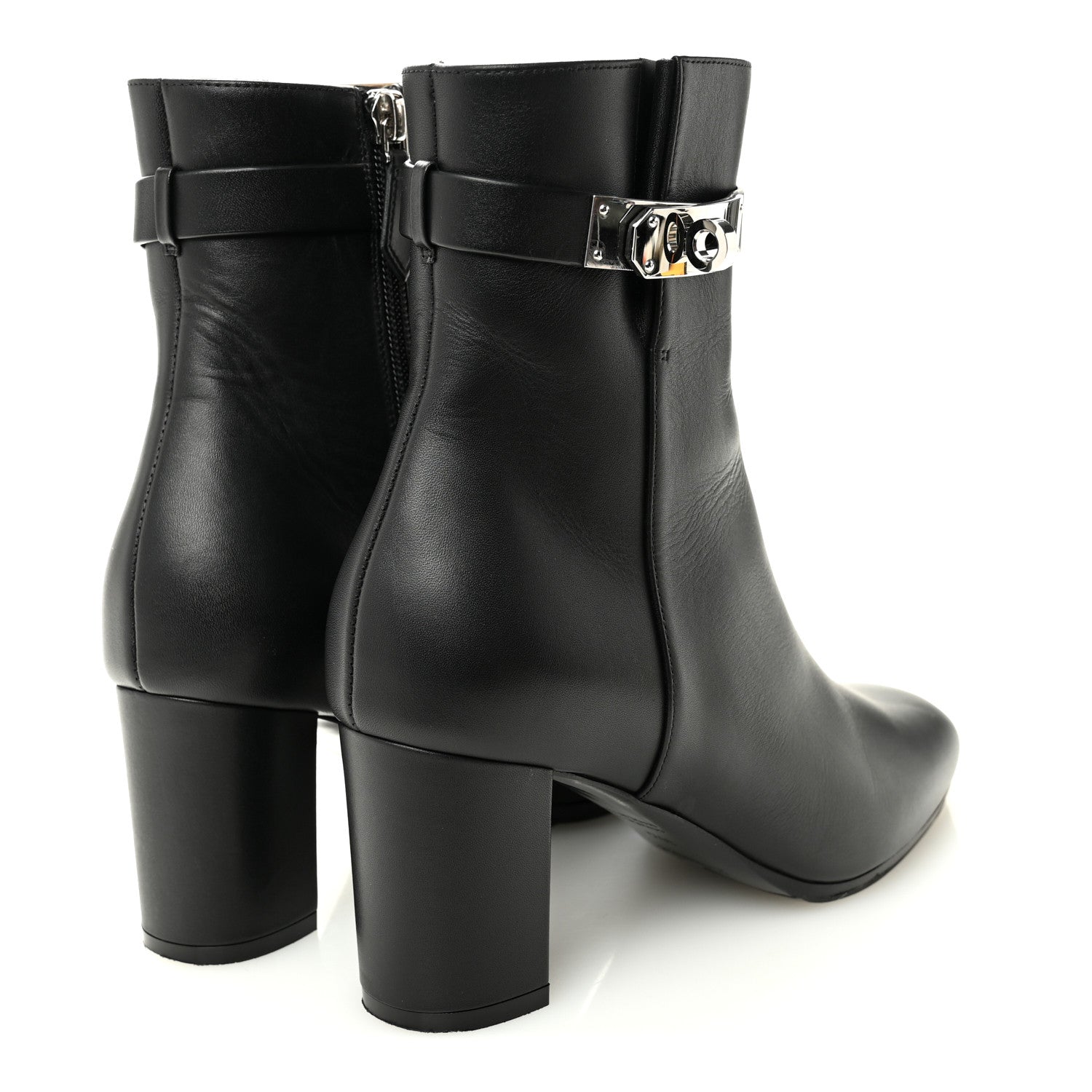 Calfskin Saint Germain Ankle Boots 36.5 Black
