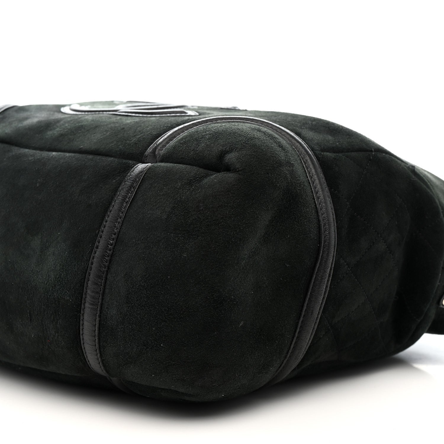 Suede Sparkling Winter Messenger Black