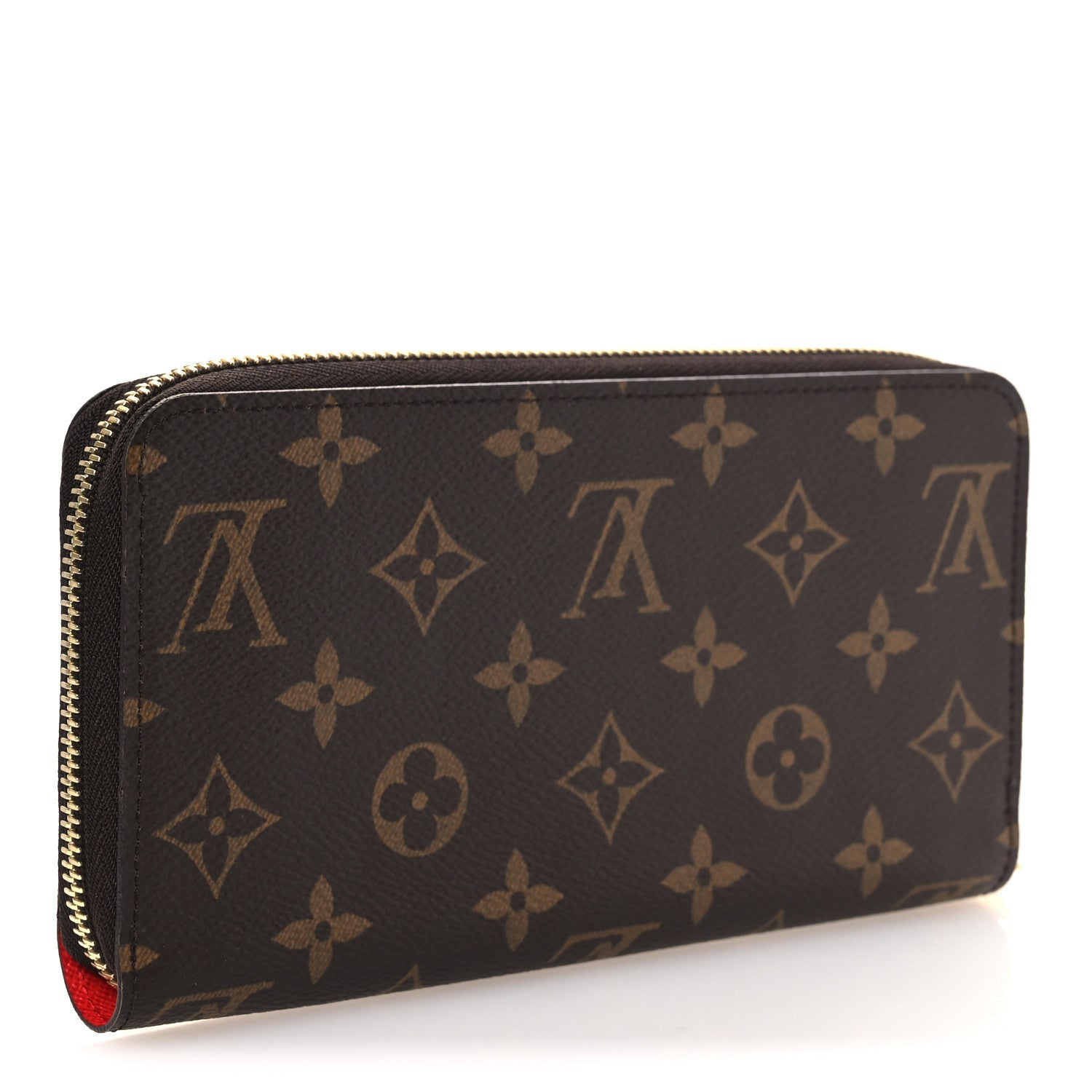 Monogram Zippy Wallet Coquelicot