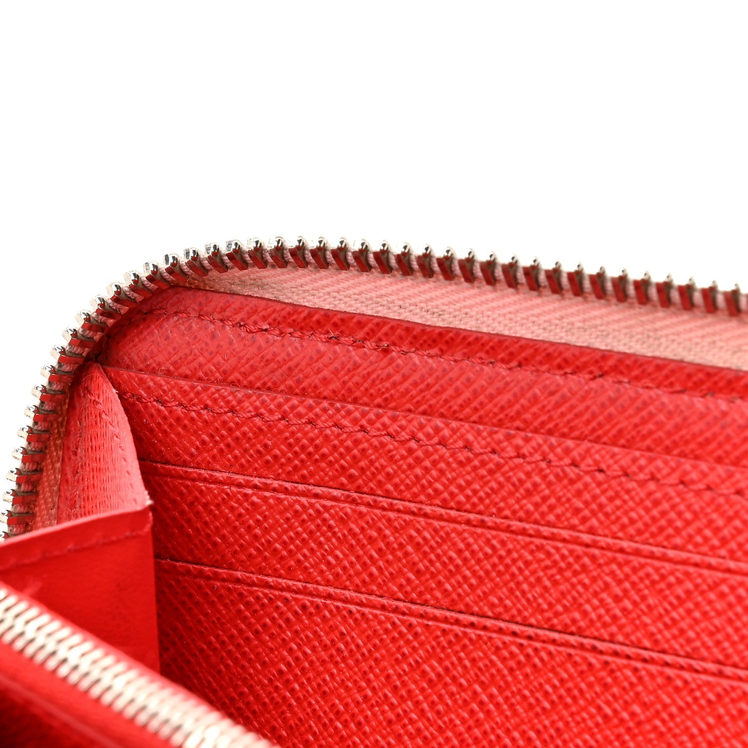 Epi Blooming Corners Clemence Wallet Rose Ballerine Coquelicot