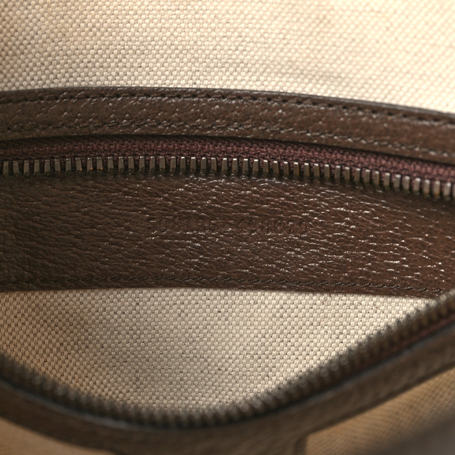 GG Supreme Monogram Web Small Ophidia Half Moon Hobo Brown