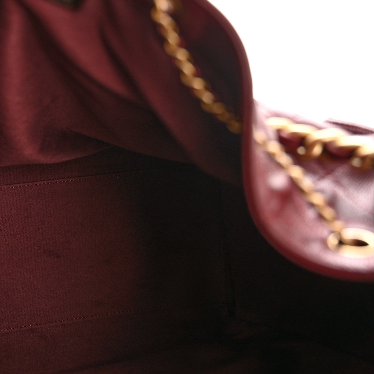 Caviar Quilted Medium Chanel 25 Handbag Burgundy