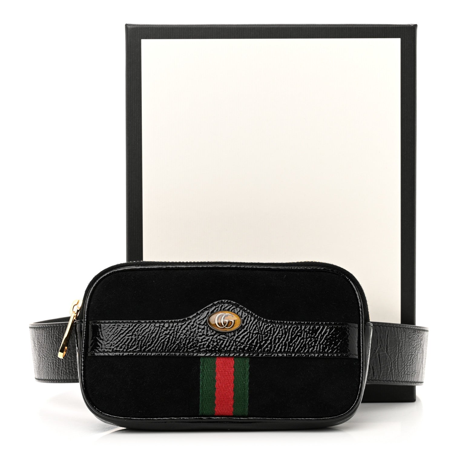 Suede Patent Ophidia Belted iPhone Case 85 34 Black