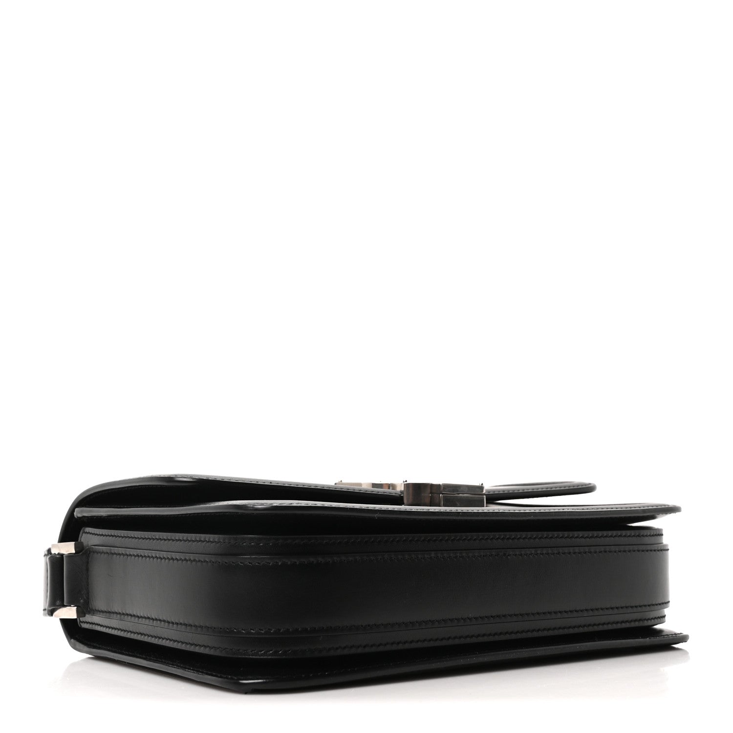 Box Calfskin Monogram Medium Solferino Satchel Black