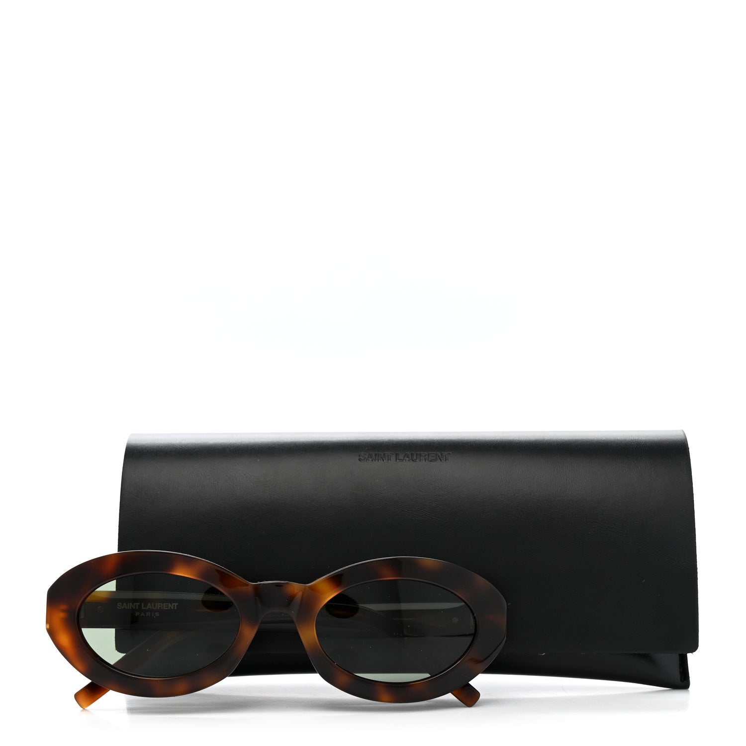 Acetate Oval Sunglasses SL M136 Medium Havana