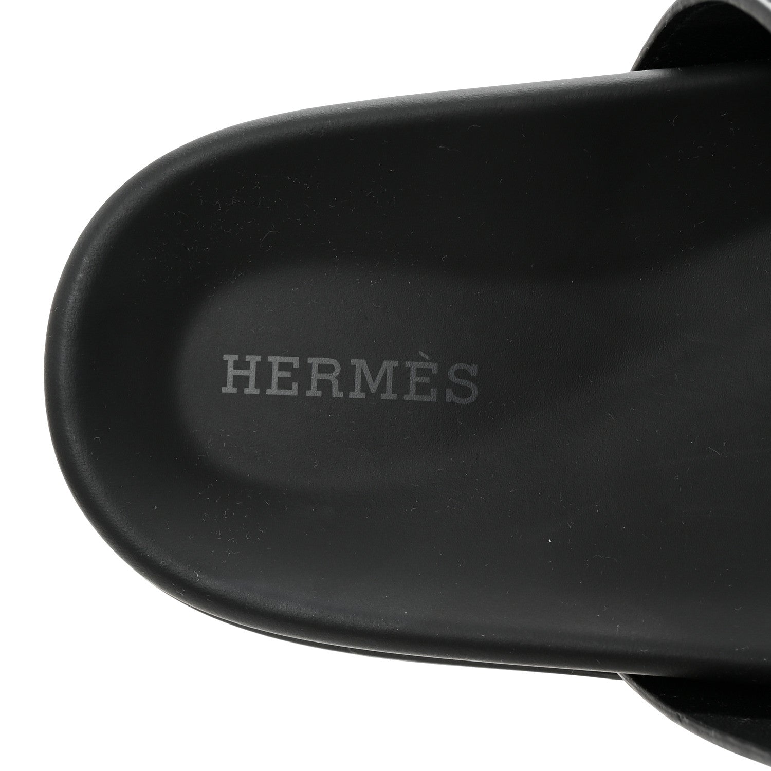 Calfskin Womens Chypre Sandals 39 Black